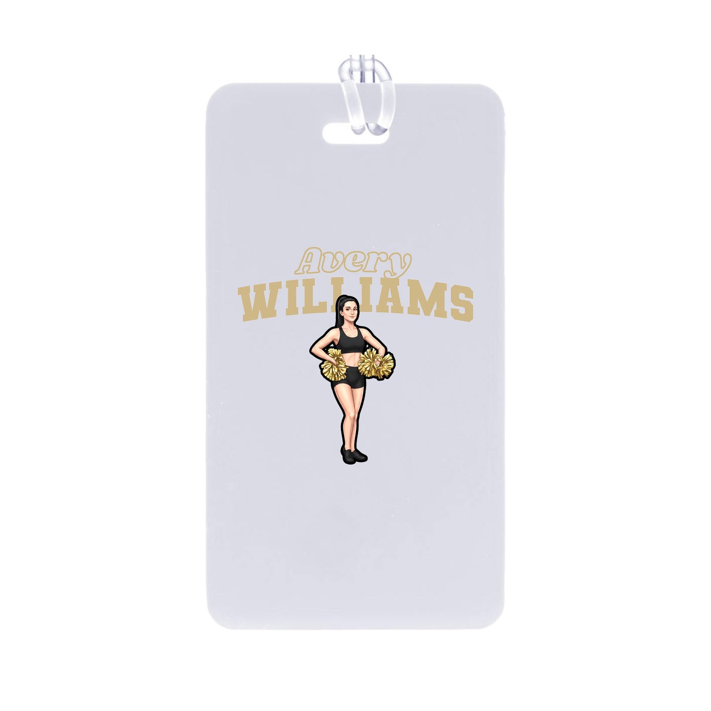 Bag Tag — Name Arch in Classic
