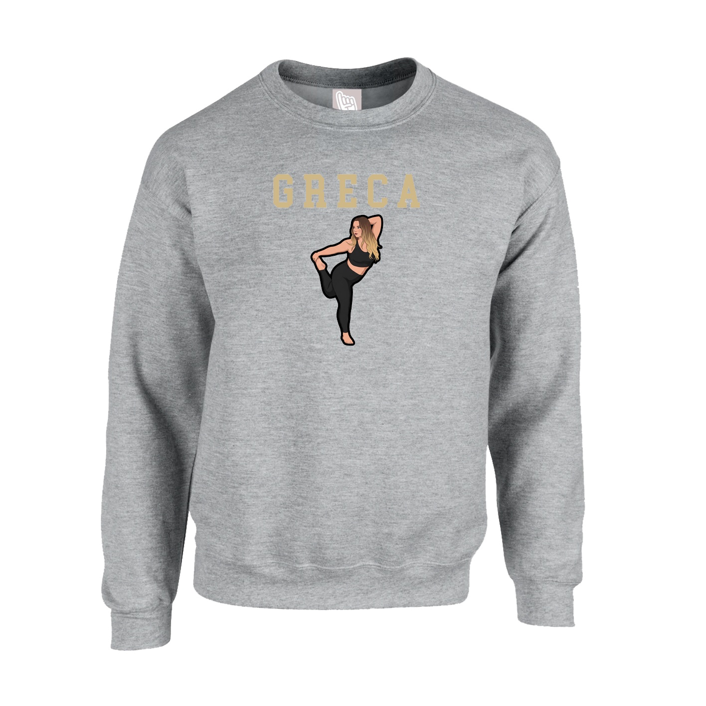 Fleece Crew — Shirsey in Grey
