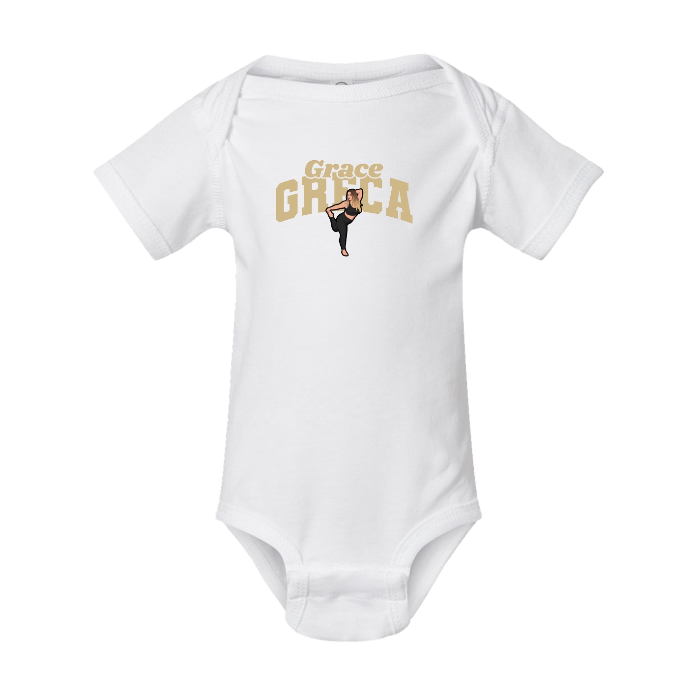 Baby Onesie — Signature Arch in White