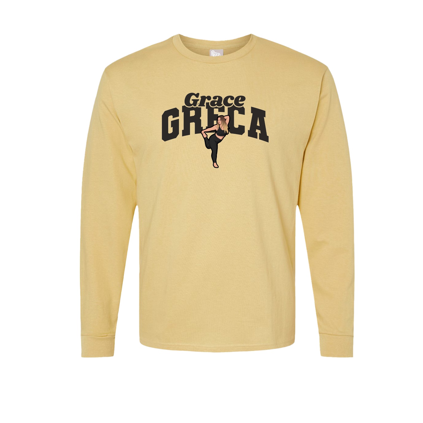 Long Sleeve Tee — Signature Arch in Vegas Gold