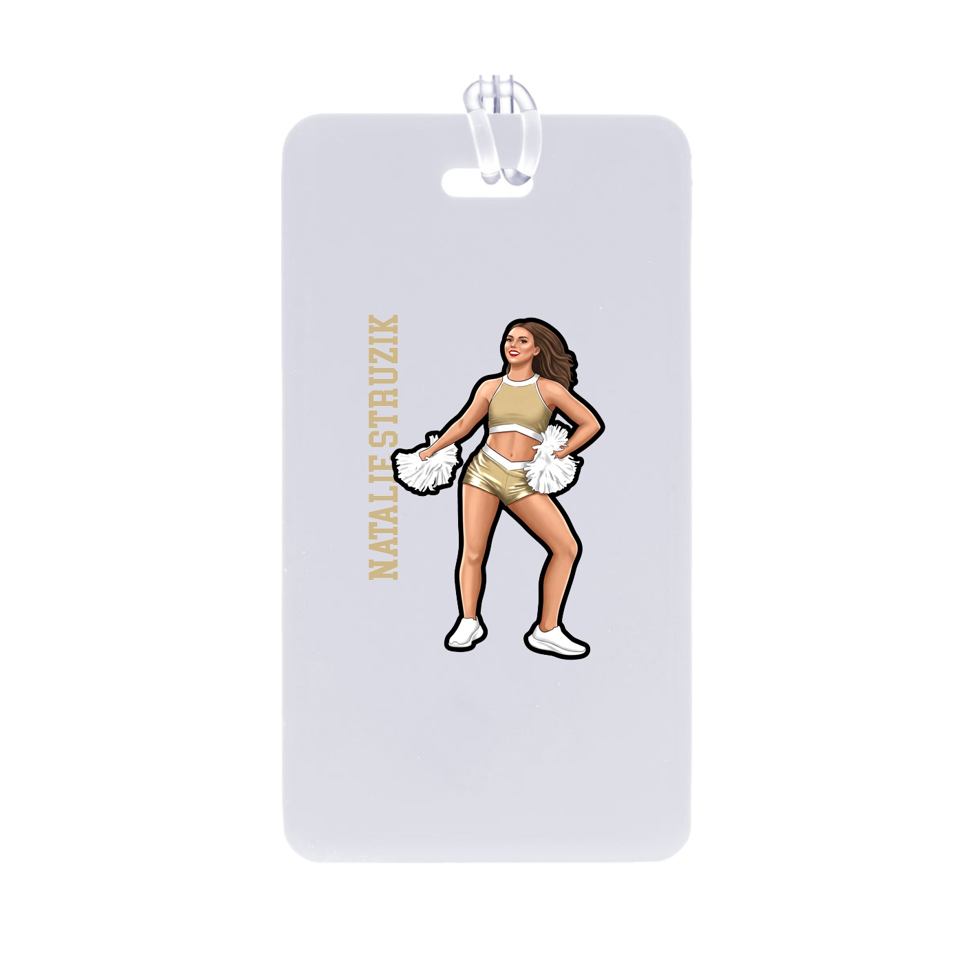 Bag Tag — Name Vertical in Classic