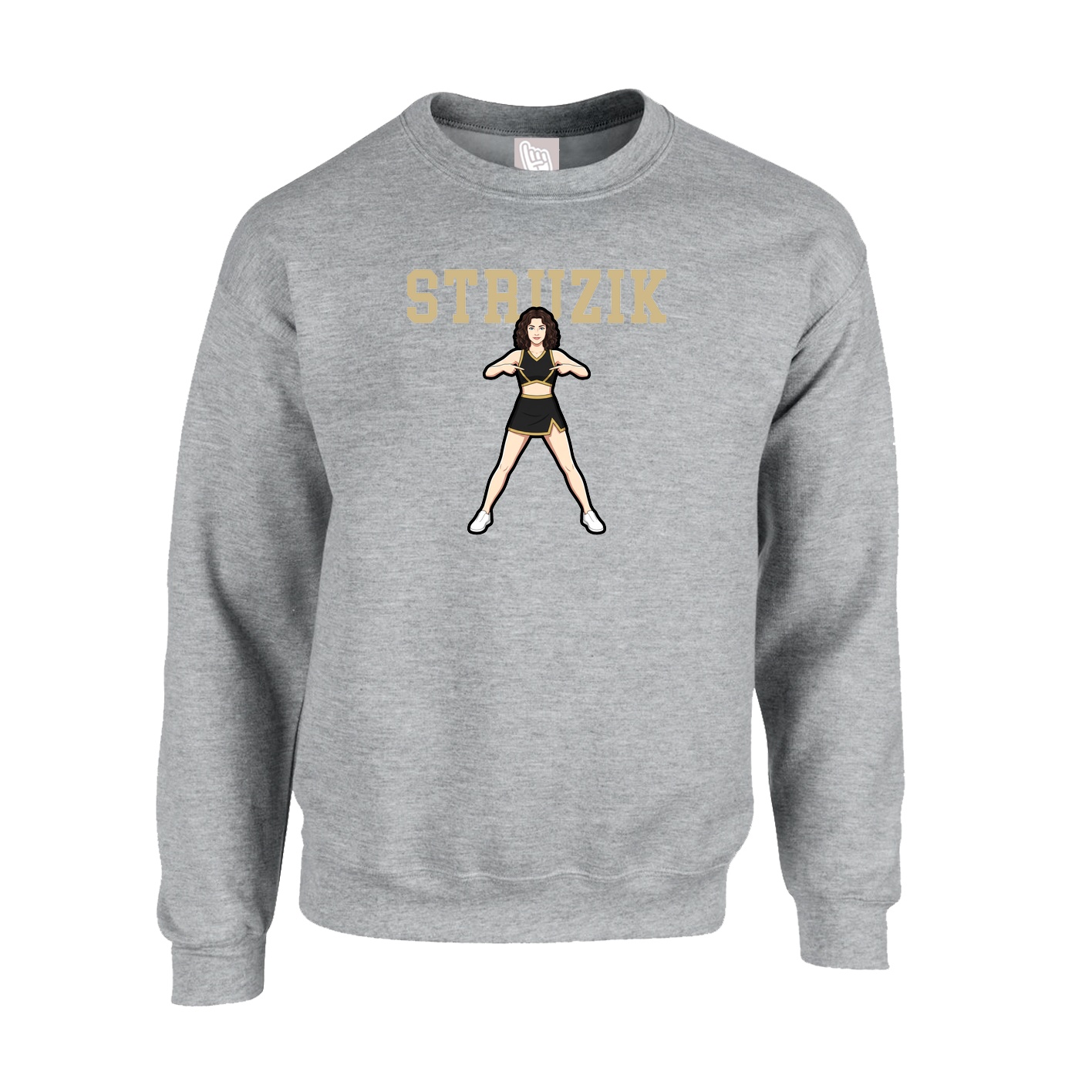 Fleece Crew — Shirsey in Grey