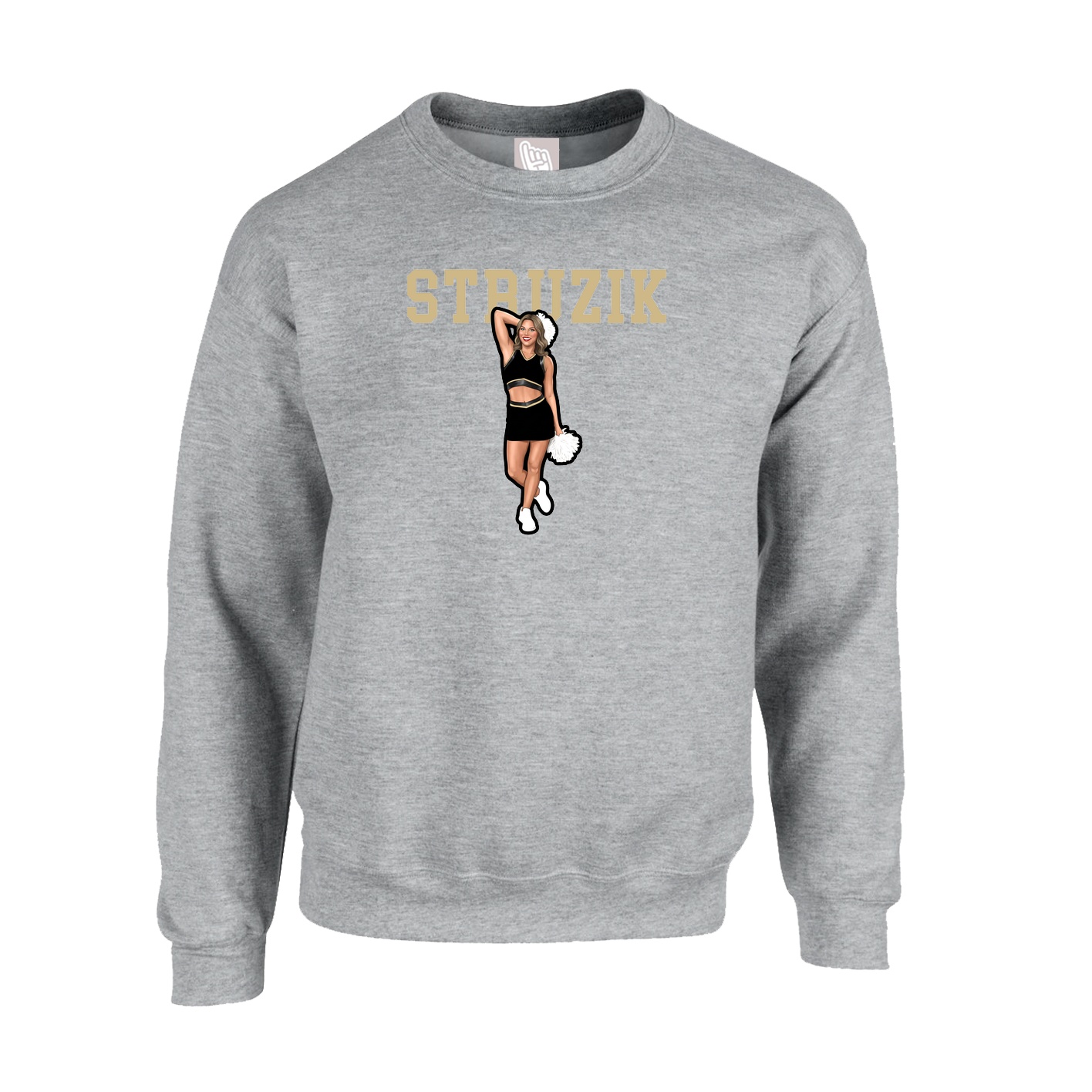 Fleece Crew — Shirsey in Grey