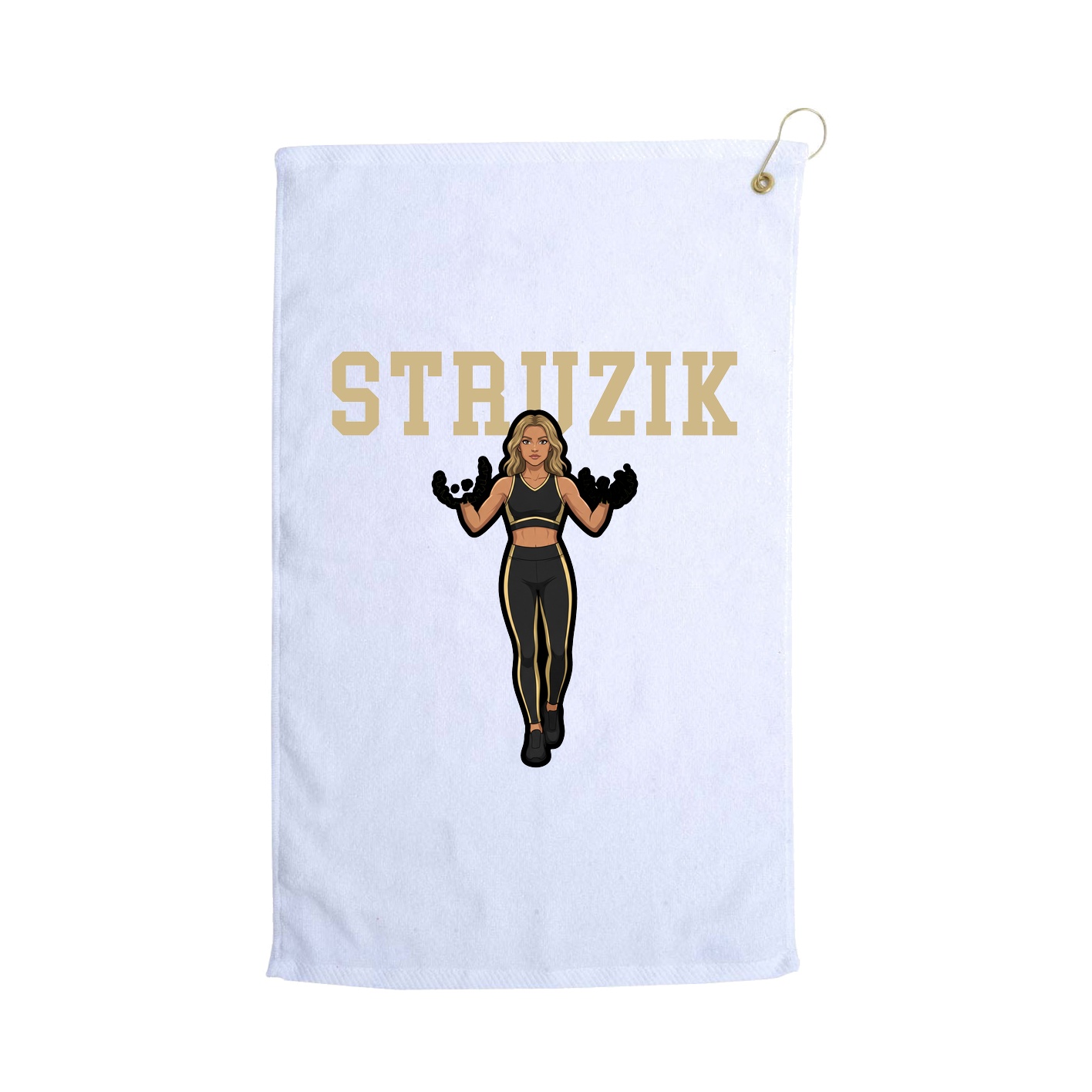 Golf Towel — Shirsey in White