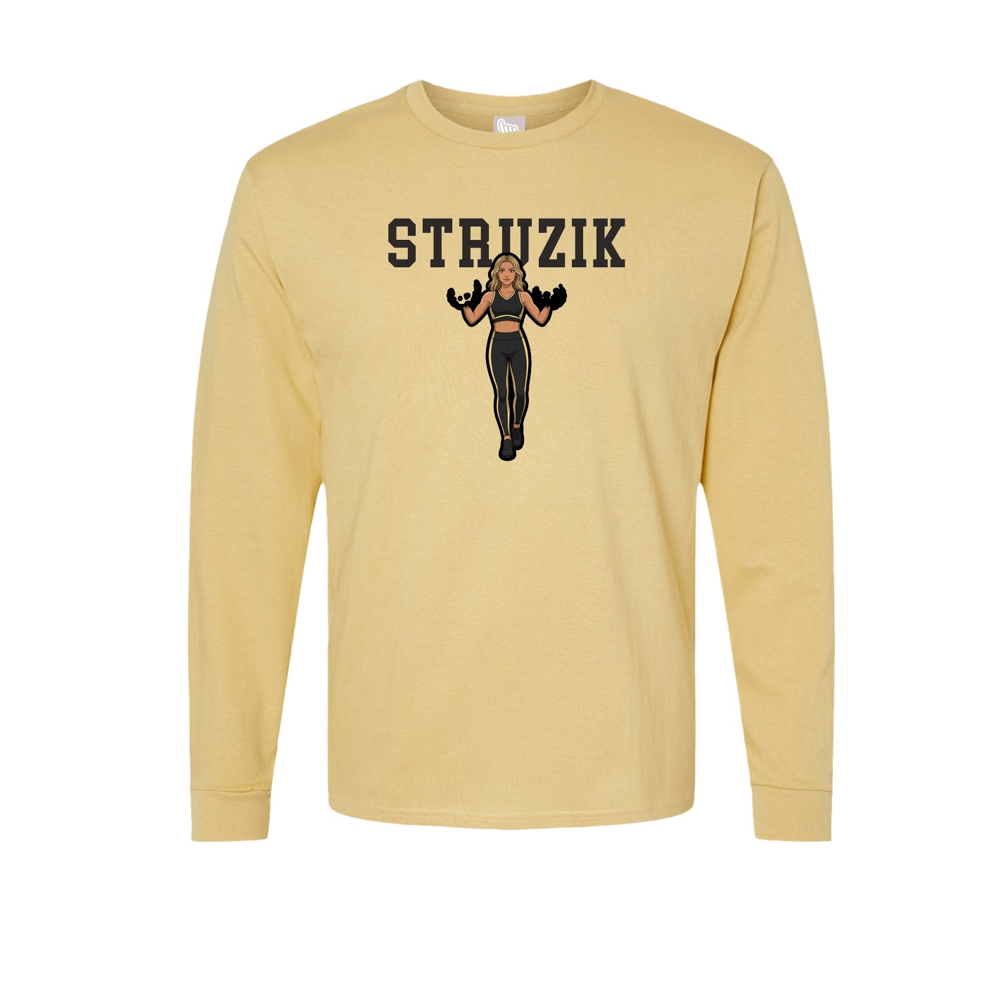 Long Sleeve Tee — Shirsey in Vegas Gold