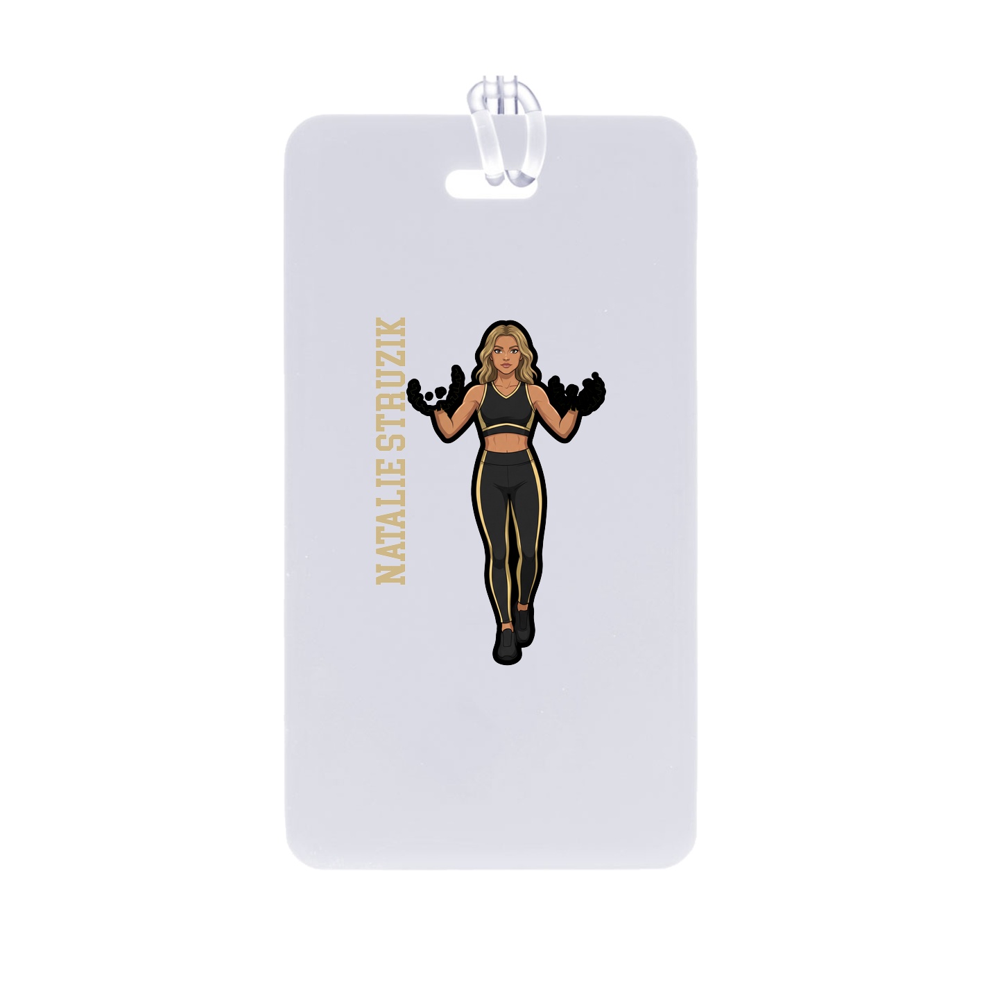 Bag Tag — Name Vertical in Classic