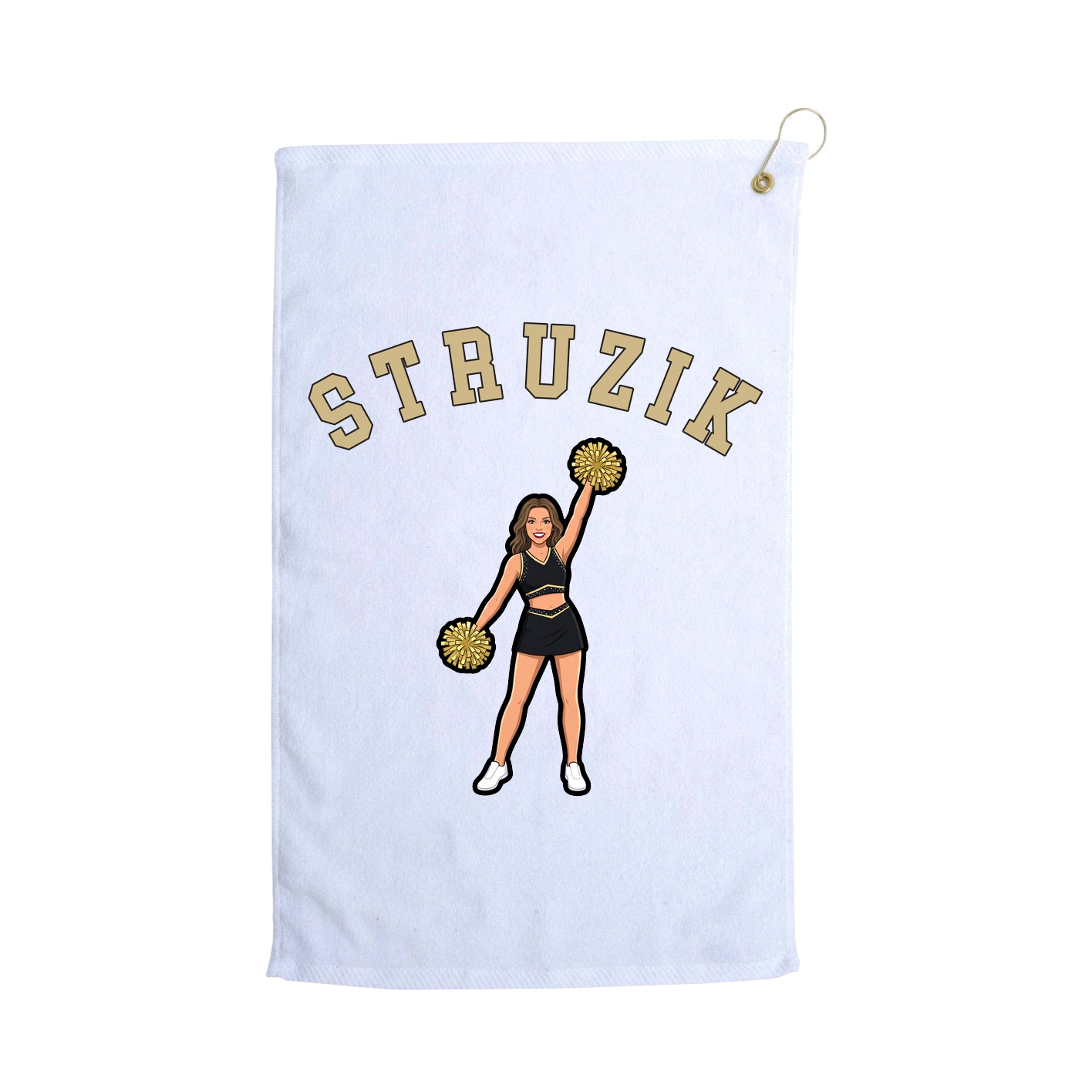 Golf Towel — Shirsey Arch in White