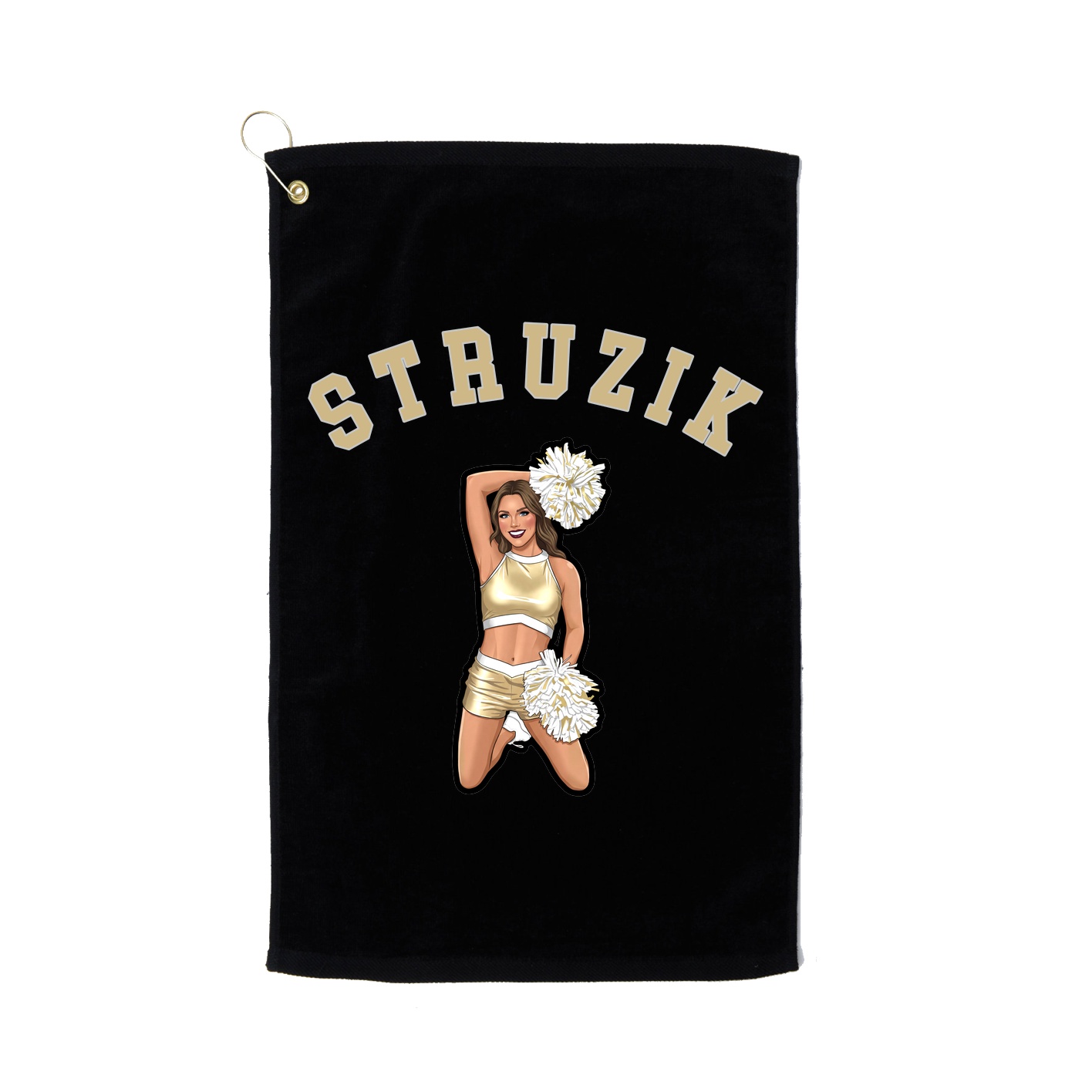 Golf Towel — Shirsey Arch in Black