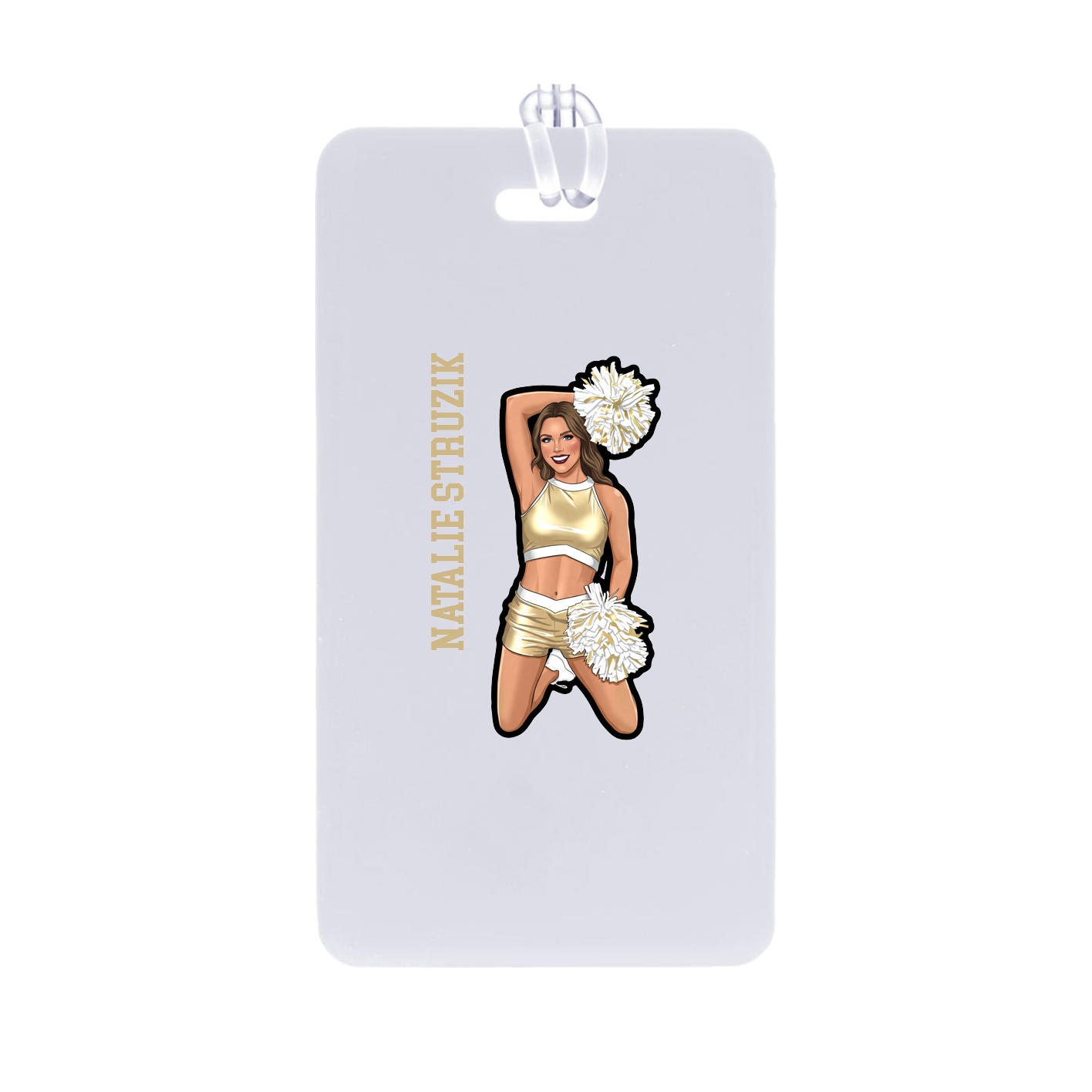 Bag Tag — Name Vertical in Classic