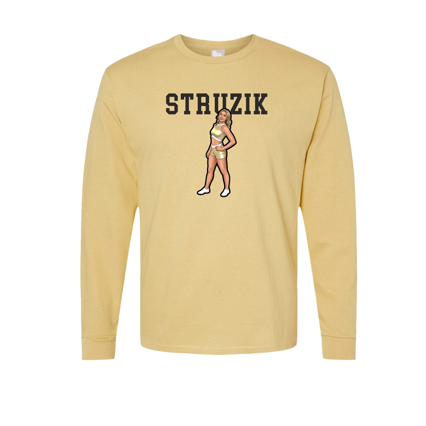Long Sleeve Tee — Shirsey in Vegas Gold