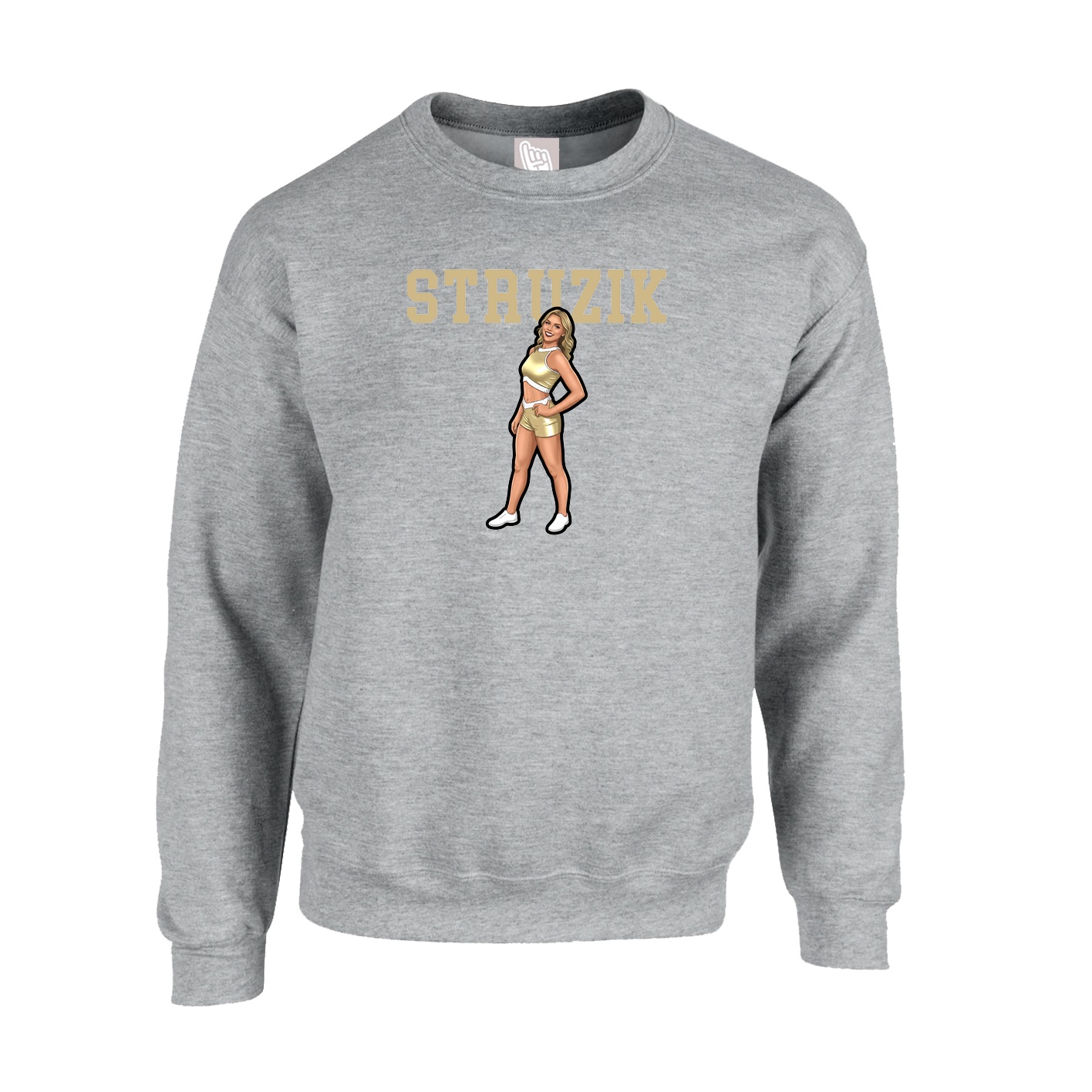 Fleece Crew — Shirsey in Grey