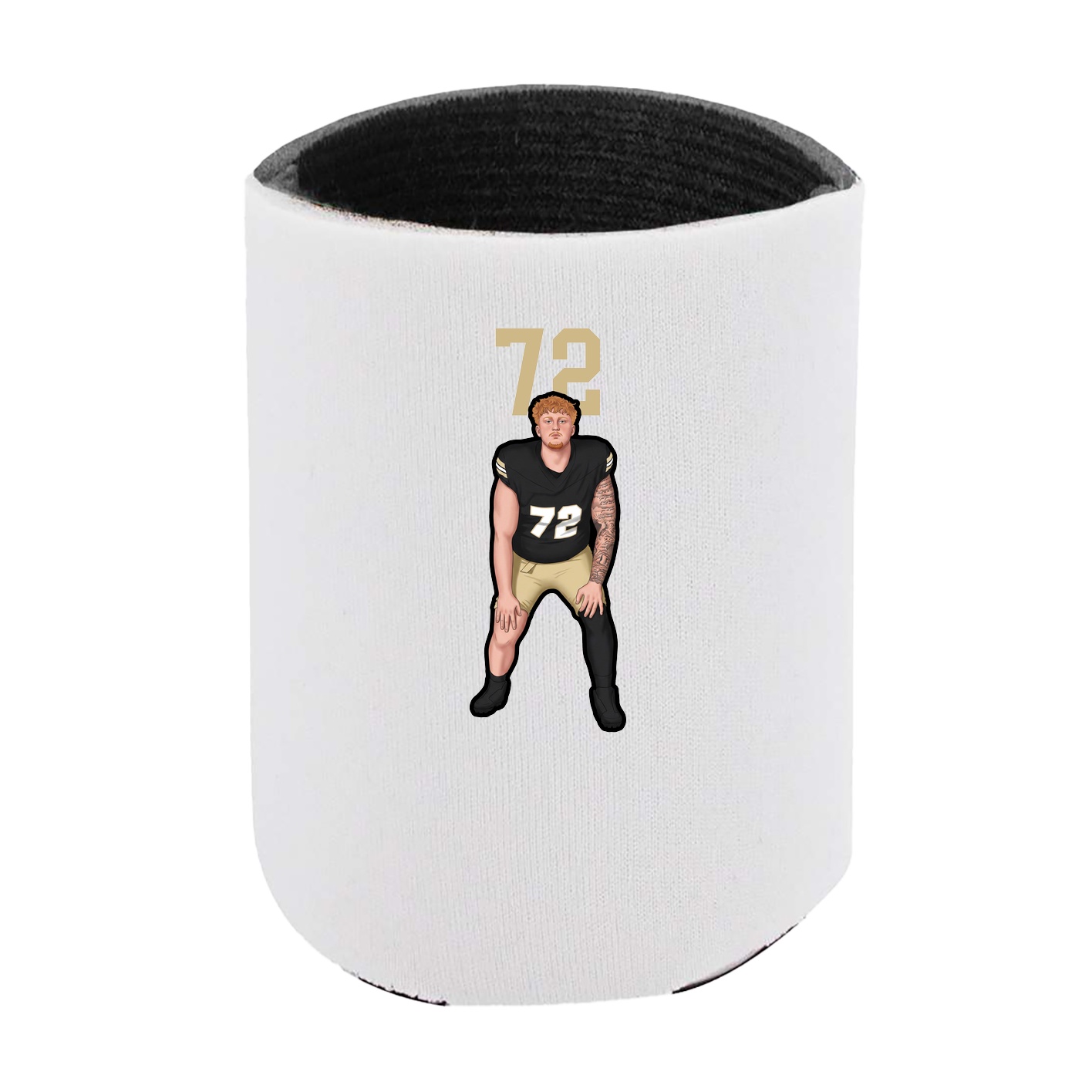 Can Holder — Number Top in White