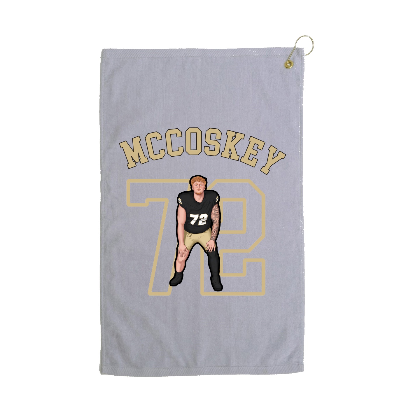 Golf Towel — Shirsey Arch in Grey