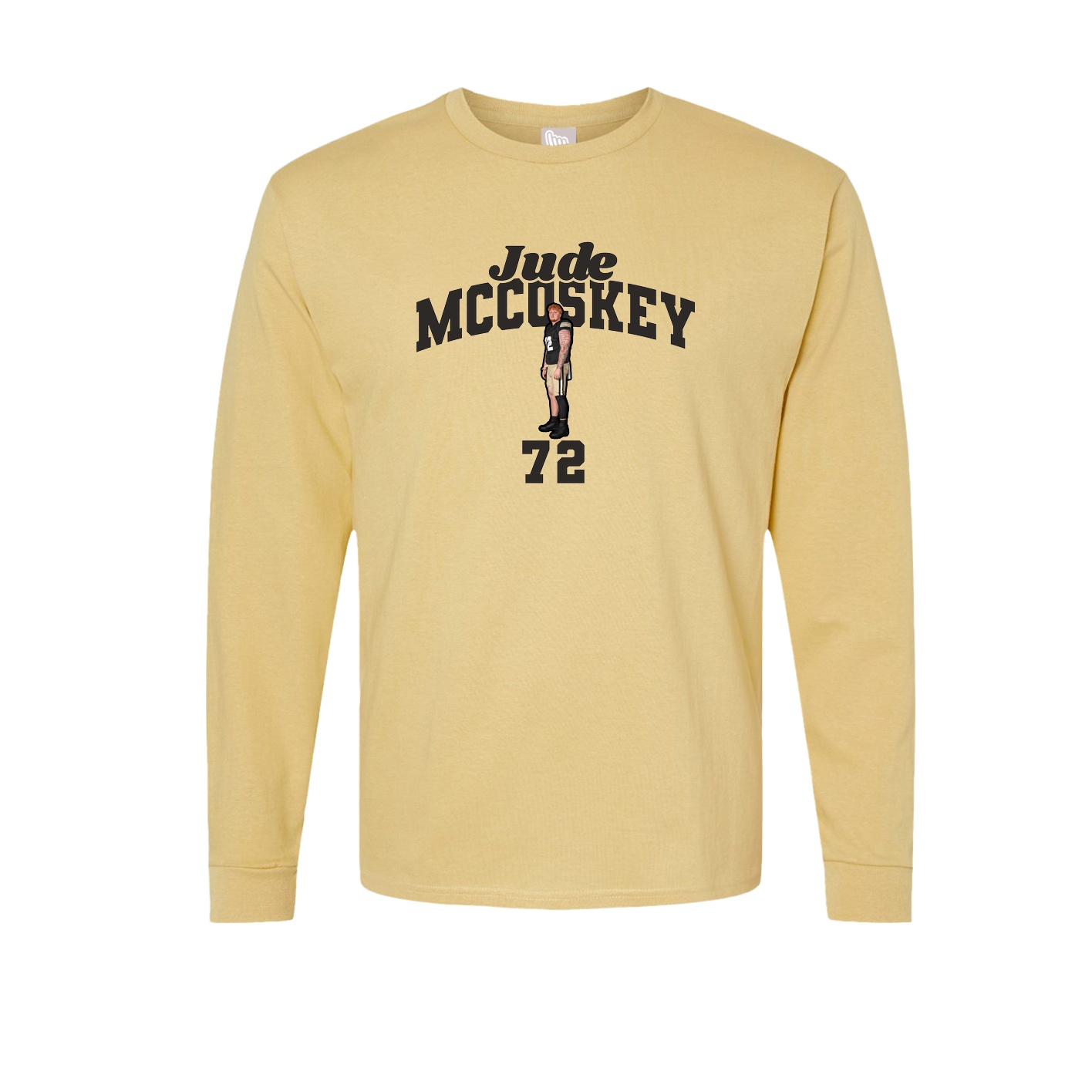 Long Sleeve Tee — Signature Arch in Vegas Gold