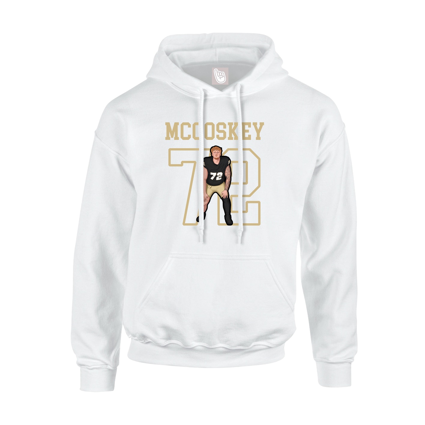 Youth Hoodie — Shirsey in White