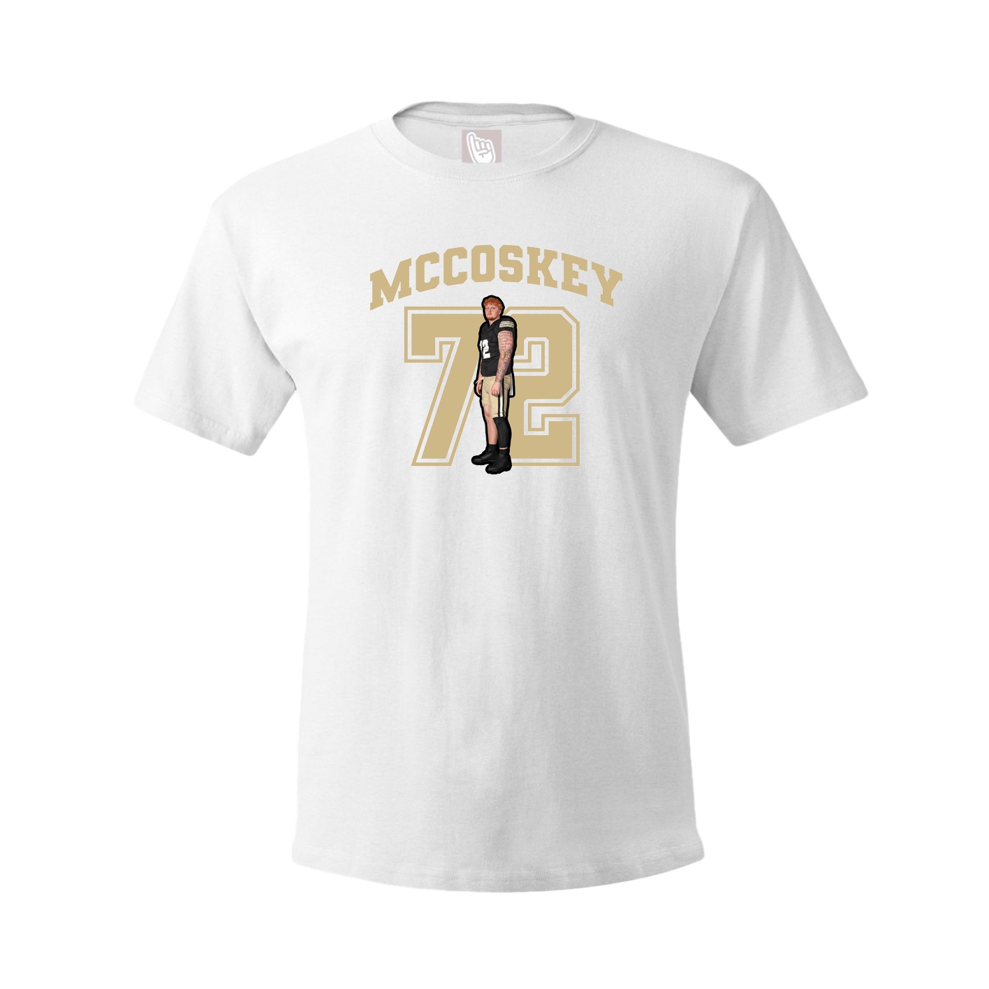 Tee — Number in White