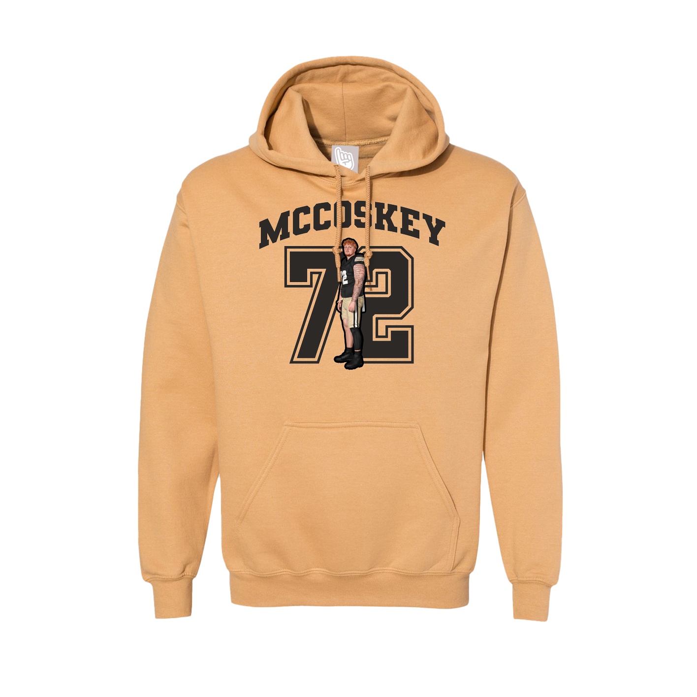 Hoodie — Number in Vegas Gold