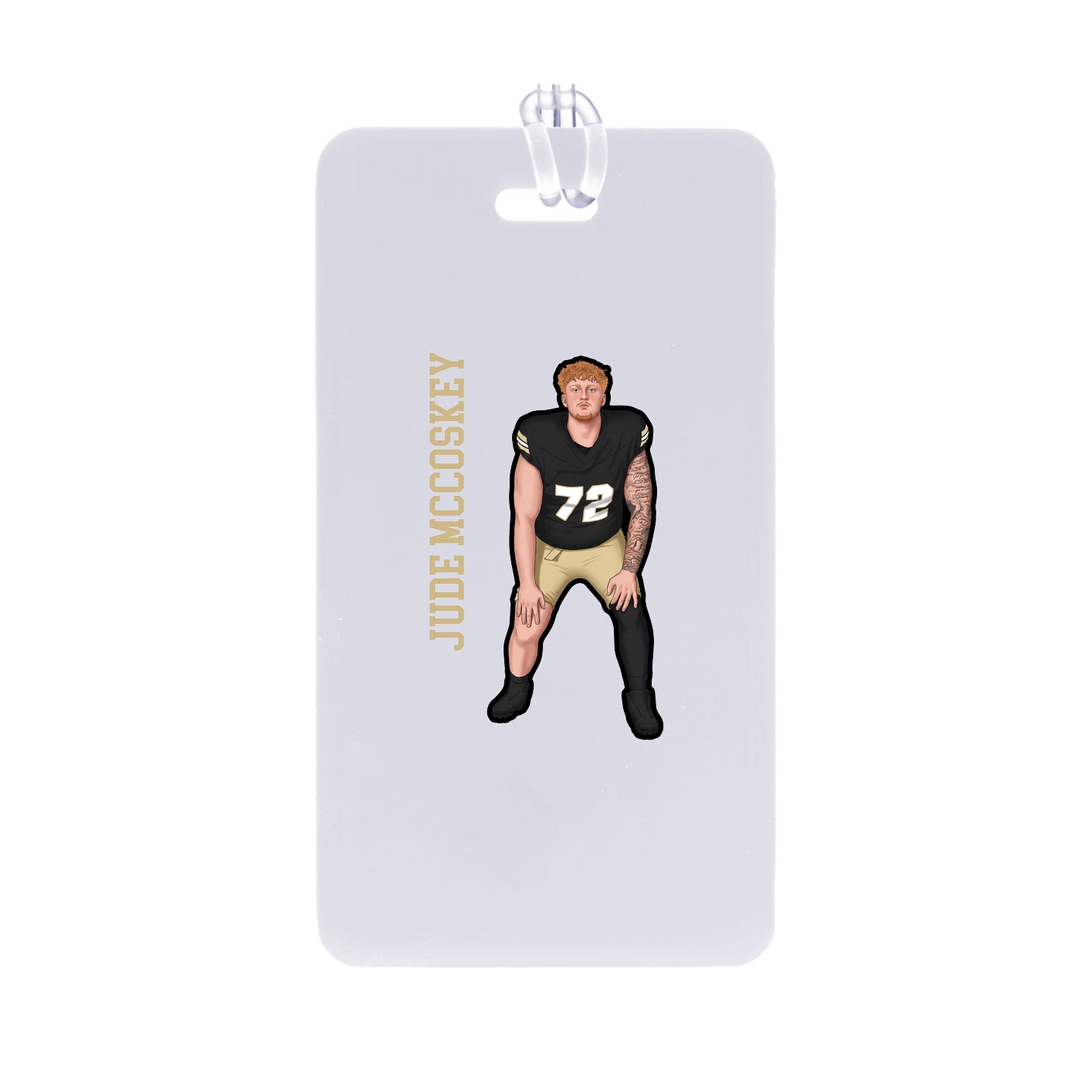 Bag Tag — Name Vertical in Classic
