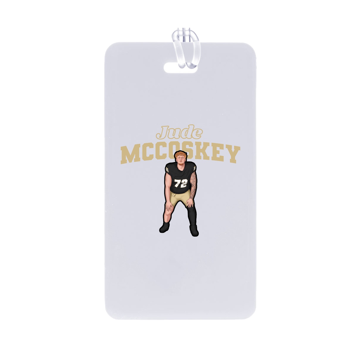 Bag Tag — Name Arch in Classic