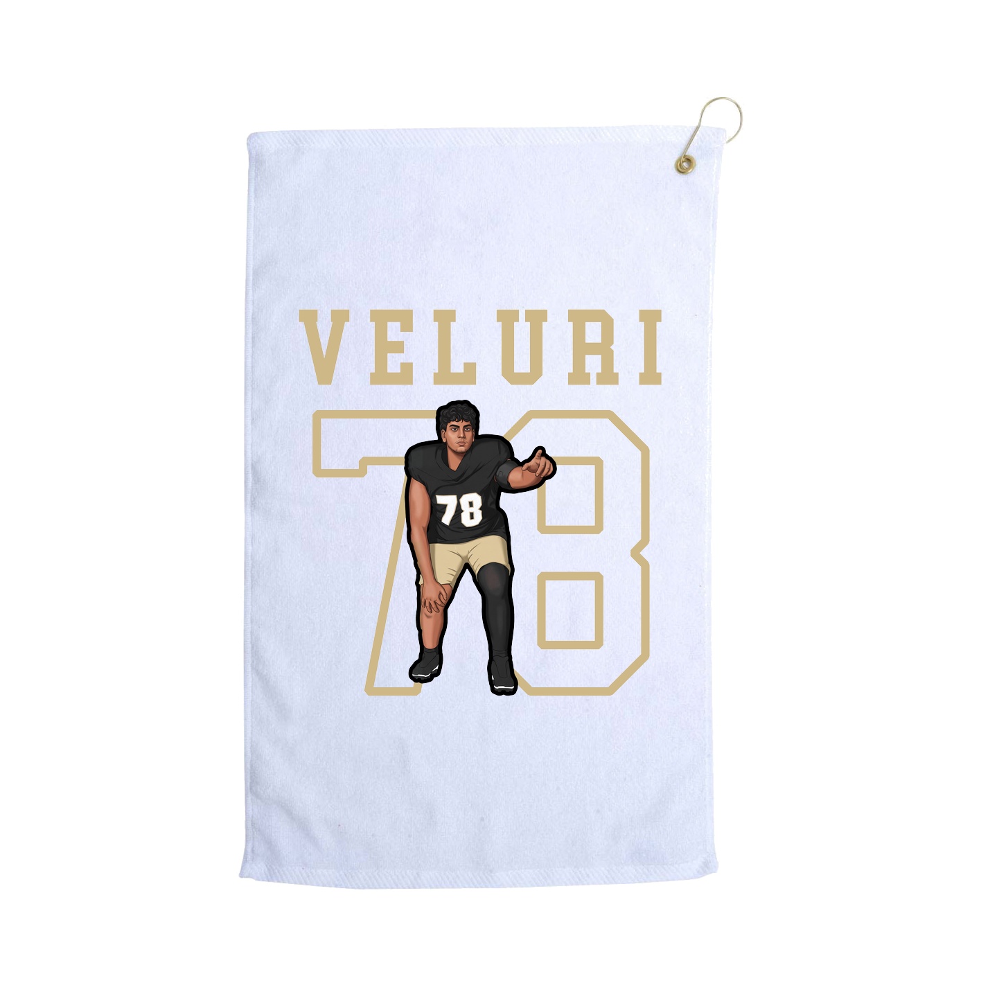 Golf Towel — Shirsey in White