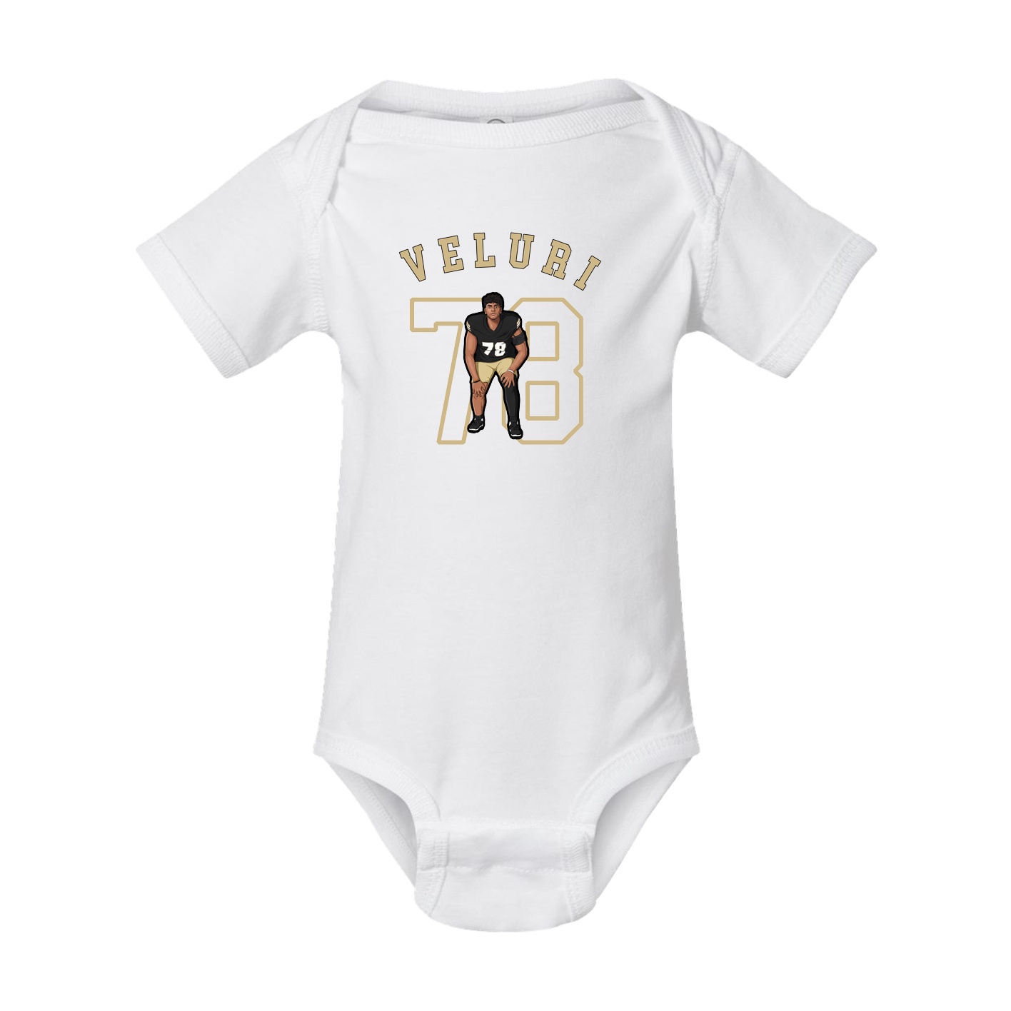 Baby Onesie — Shirsey Arch in White