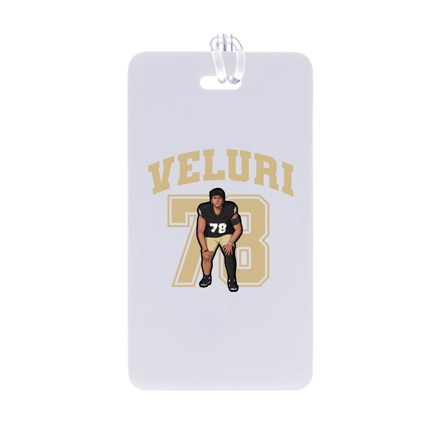 Bag Tag — Number in Classic