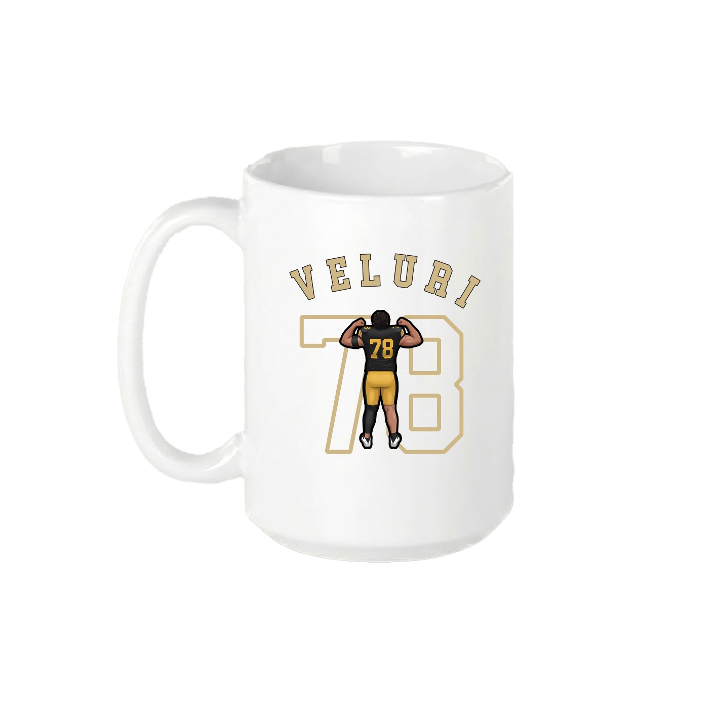 15oz Coffee Mug — Shirsey Arch in White