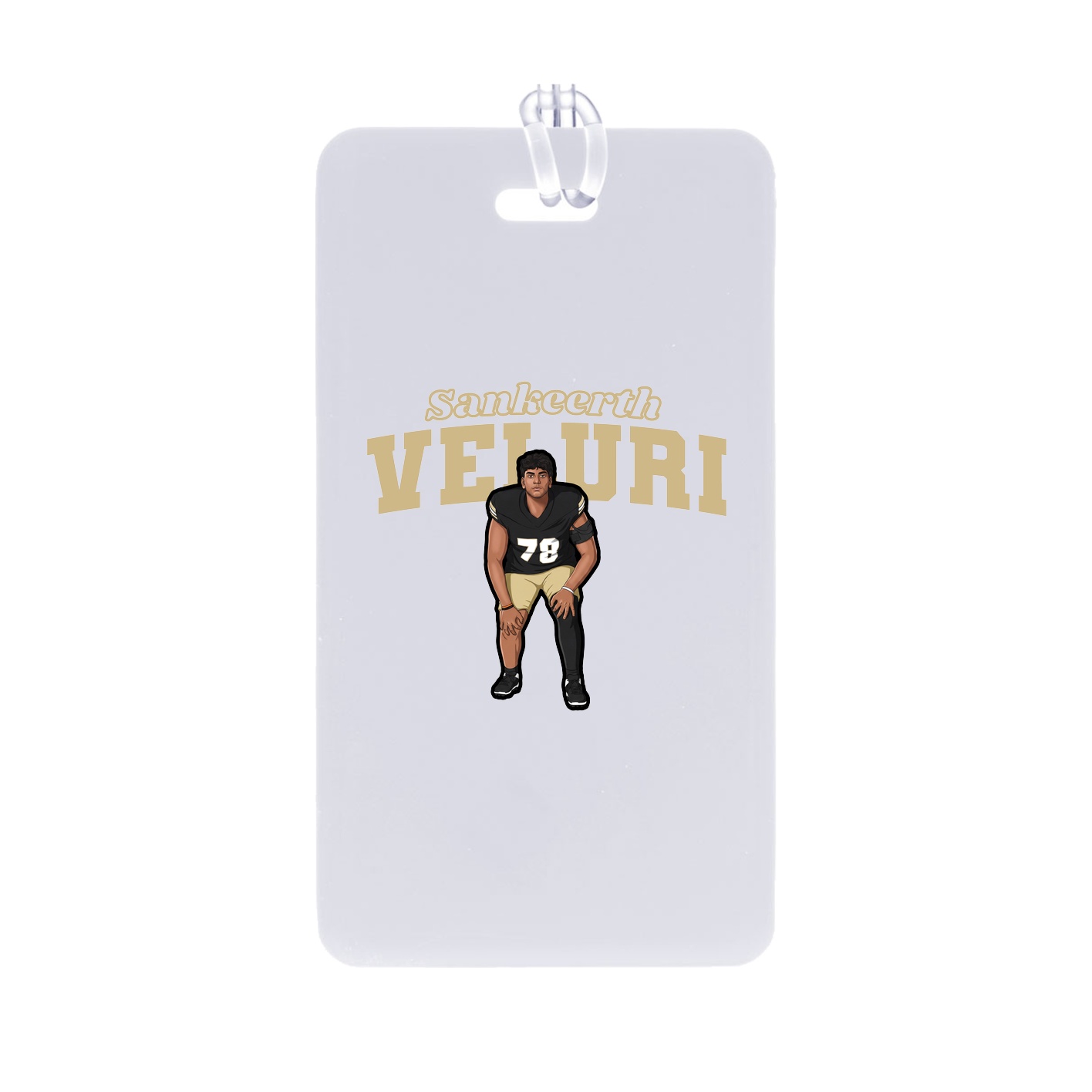 Bag Tag — Name Arch in Classic