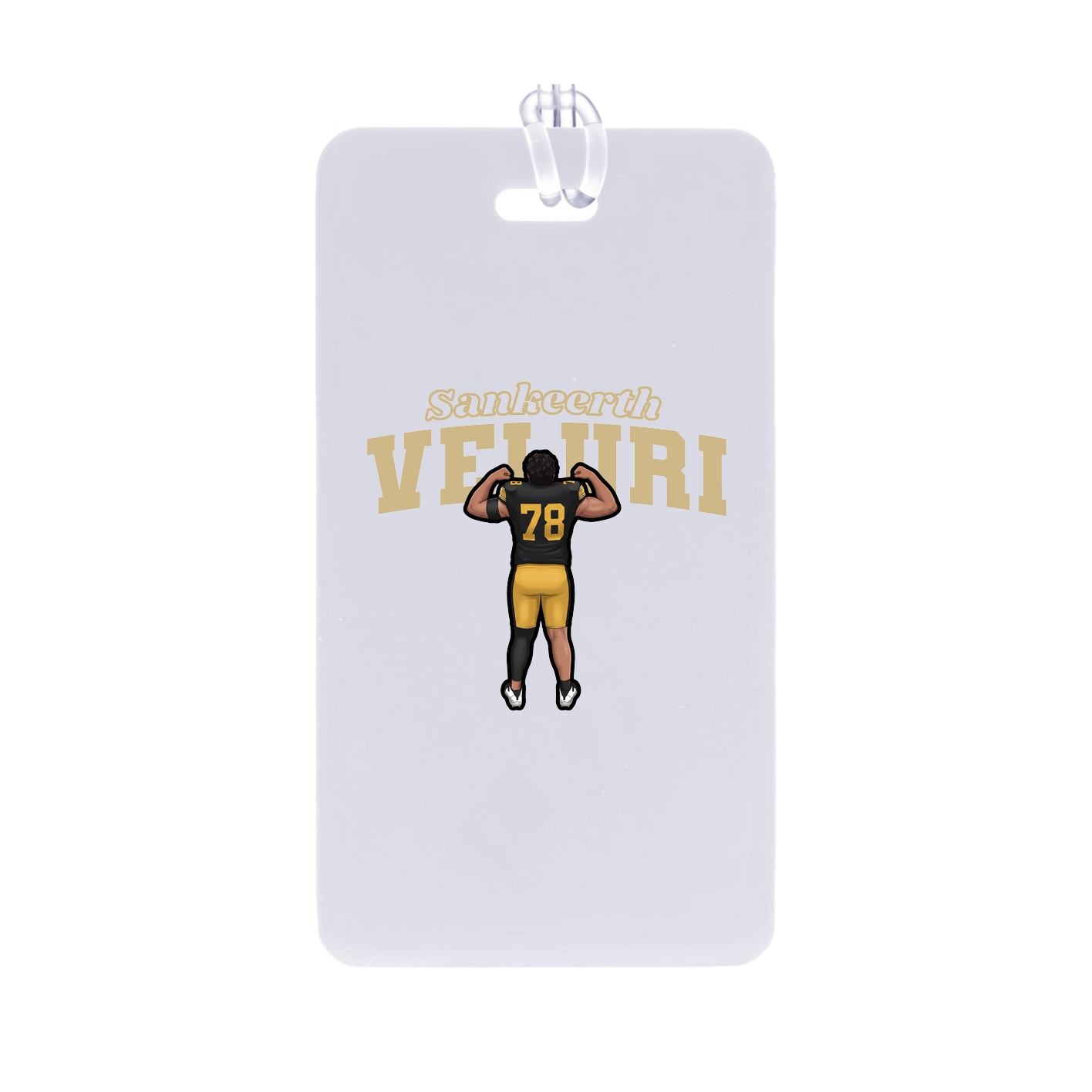 Bag Tag — Name Arch in Classic