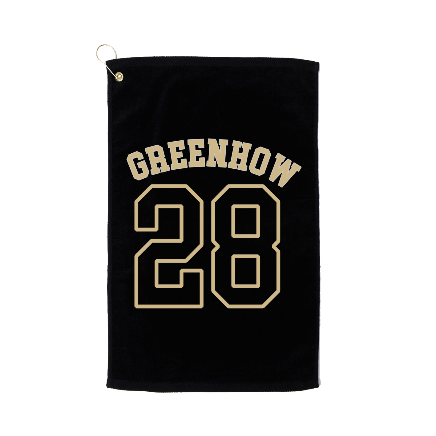 Golf Towel — Shirsey Arch in Black