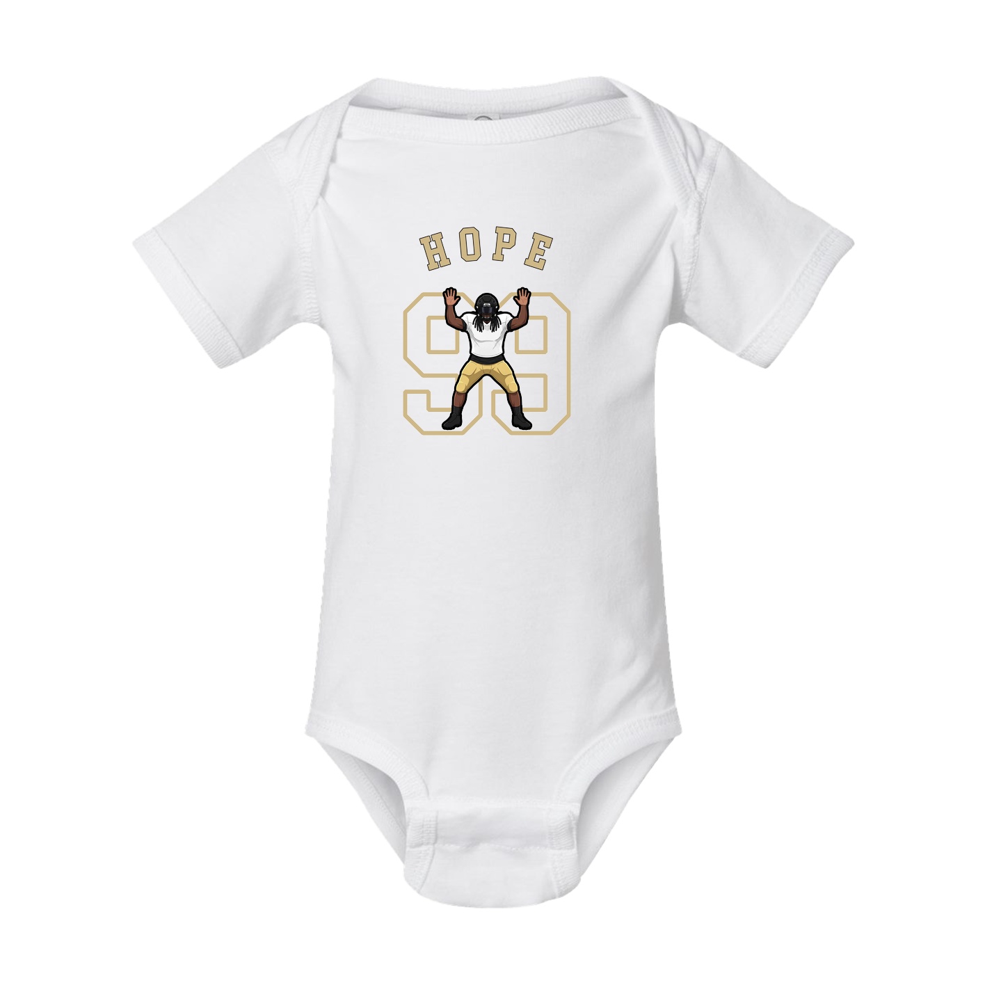 Baby Onesie — Shirsey Arch in White