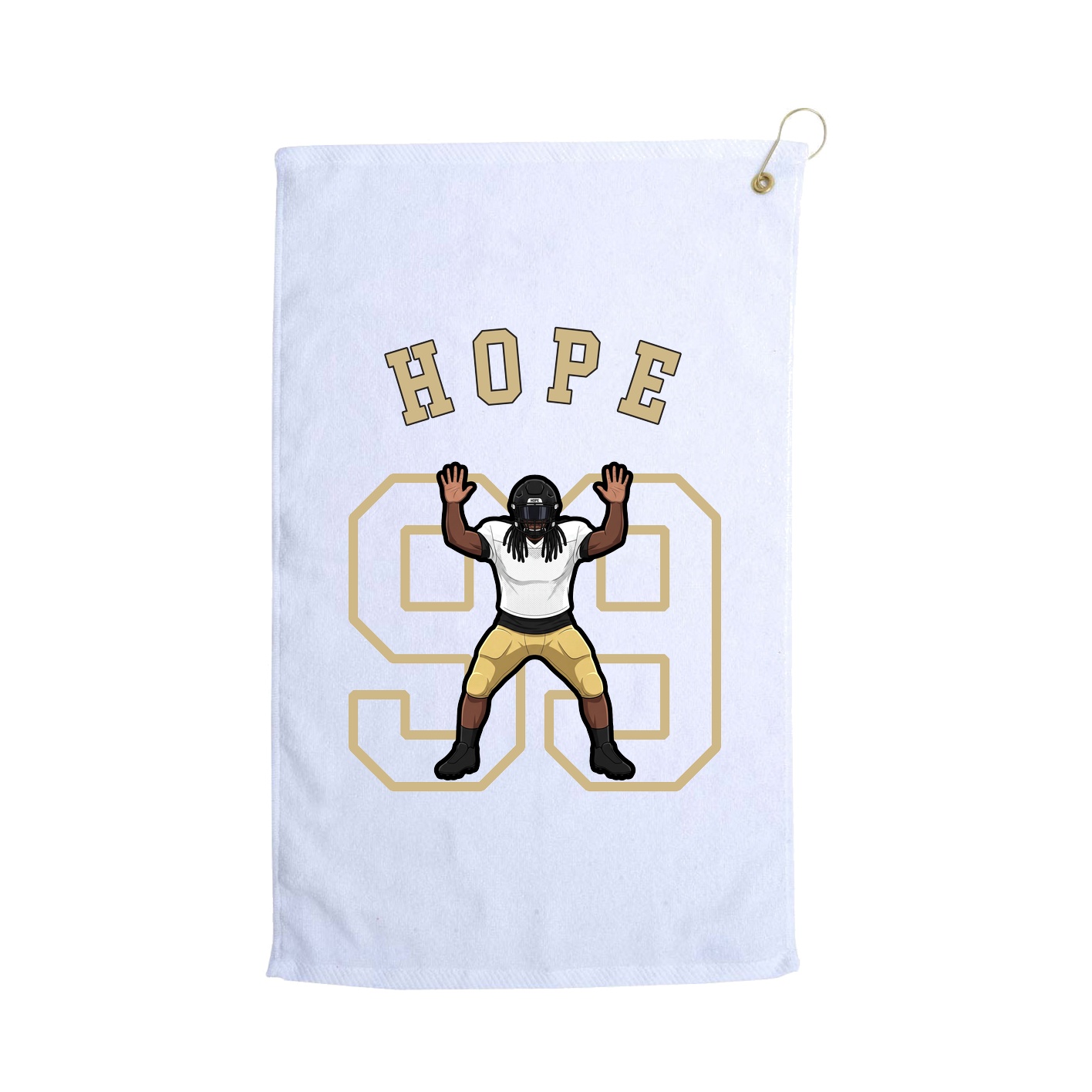 Golf Towel — Shirsey Arch in White