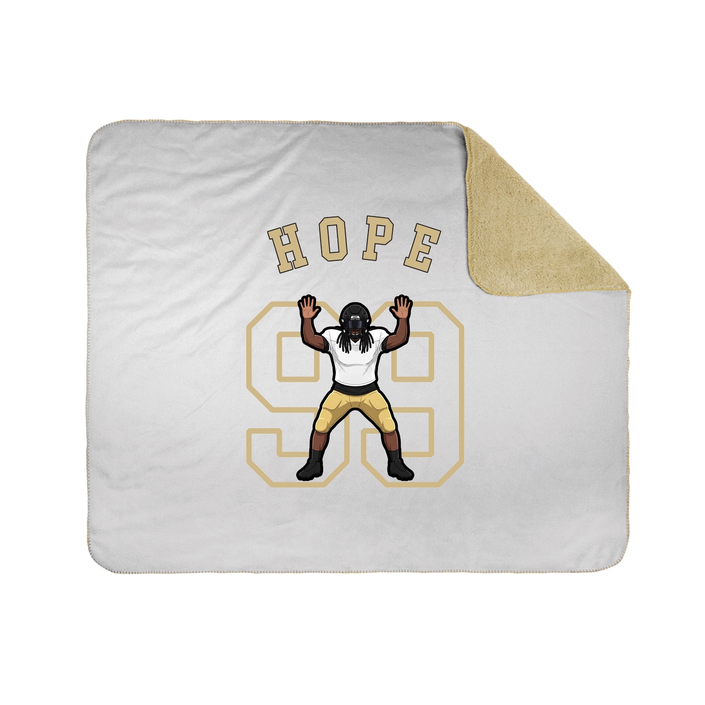 Throw Blanket — Shirsey Arch in White