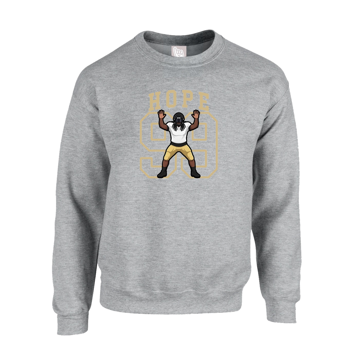 Fleece Crew — Shirsey in Grey