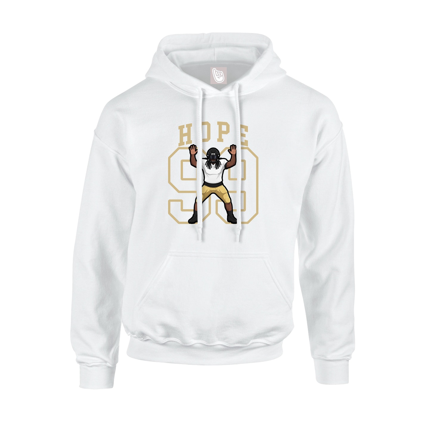 Youth Hoodie — Shirsey in White