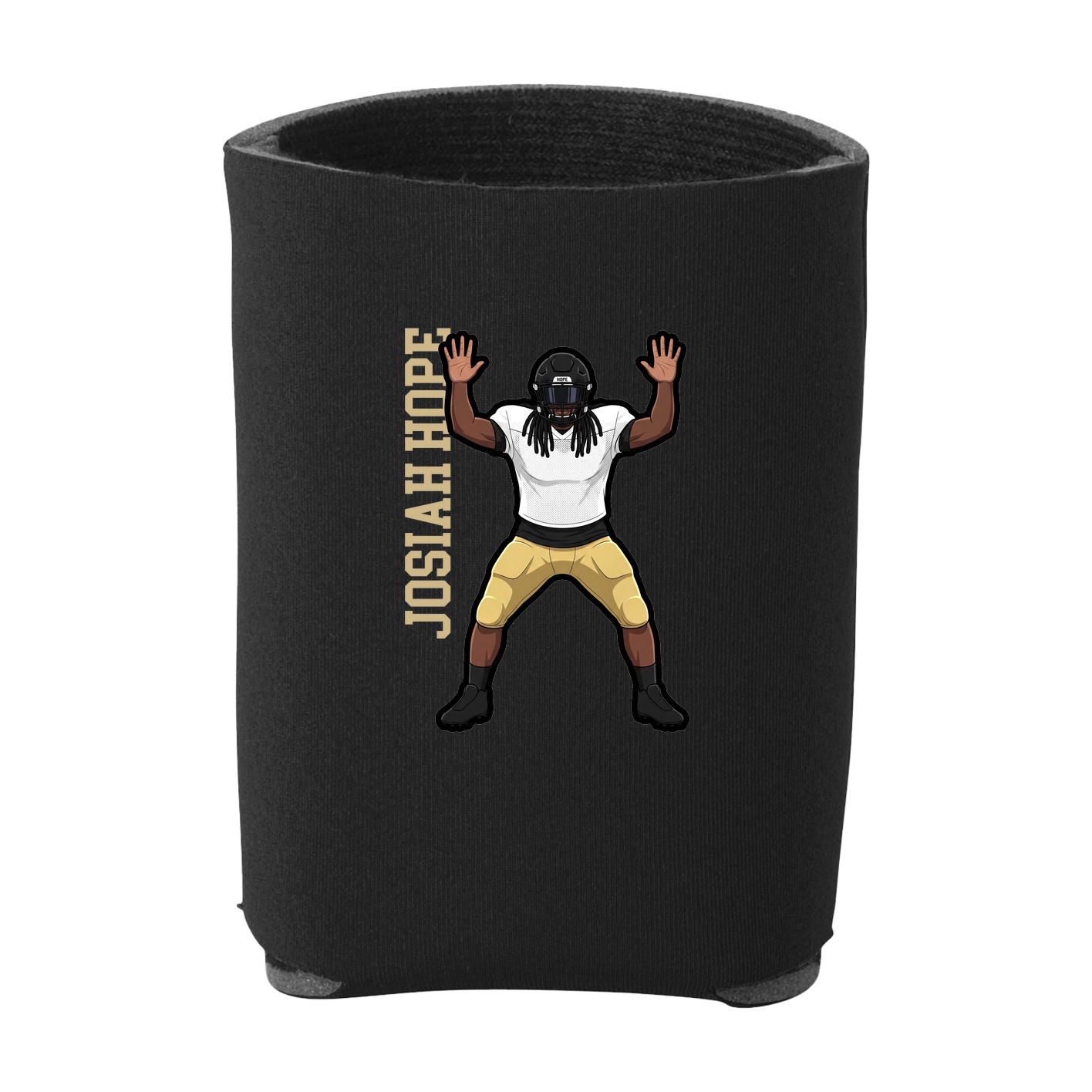 Can Holder — Name Vertical in Black