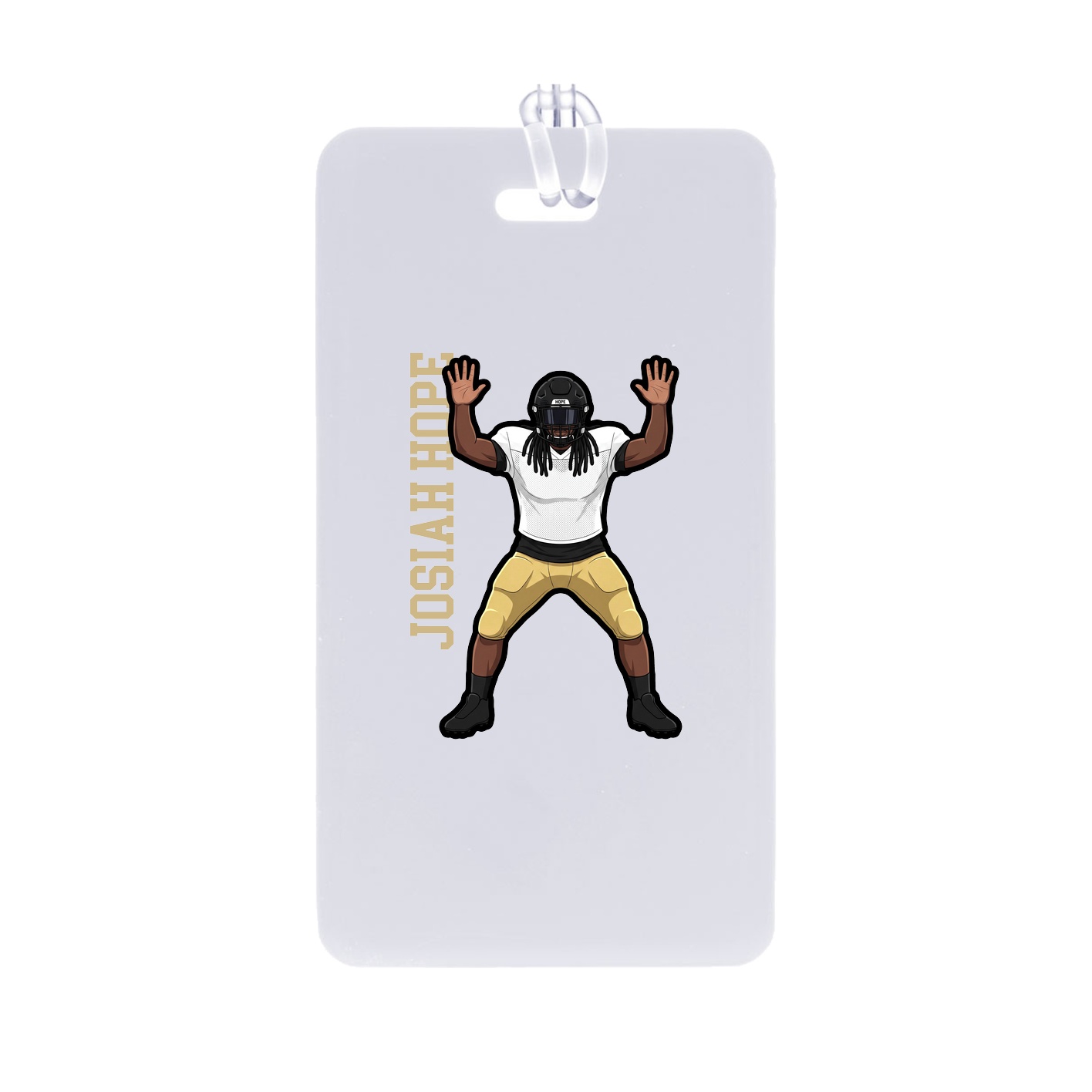 Bag Tag — Name Vertical in Classic