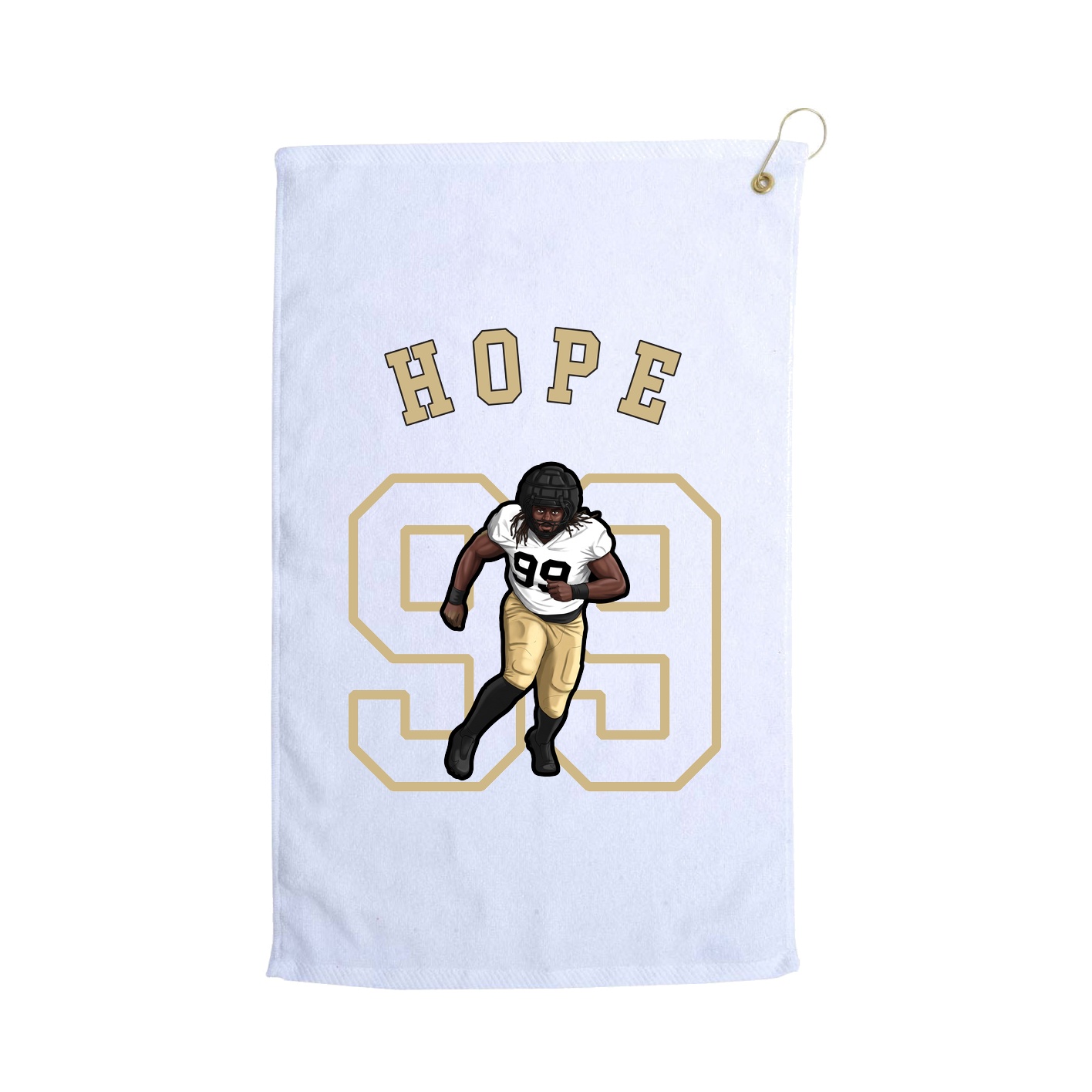 Golf Towel — Shirsey Arch in White