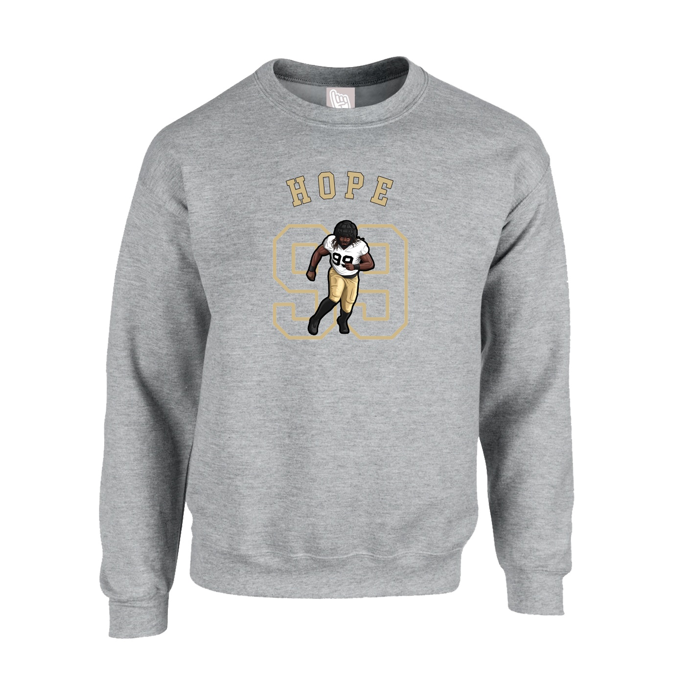 Fleece Crew — Shirsey Arch in Grey
