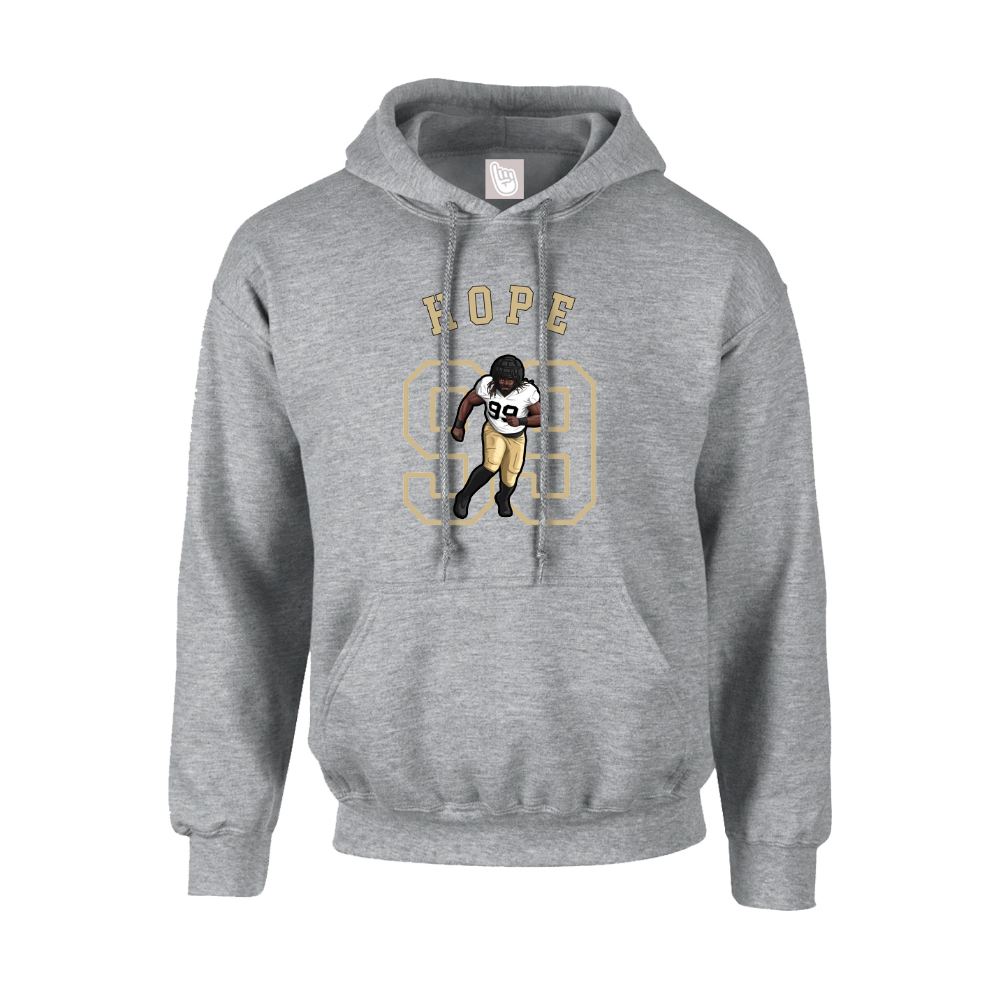 Youth Hoodie — Shirsey Arch in Grey