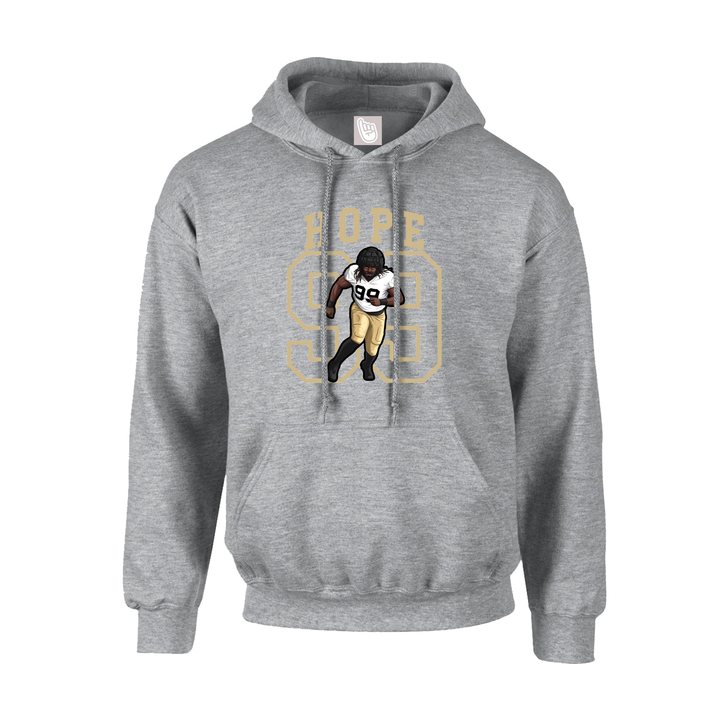 Hoodie — Shirsey in Grey