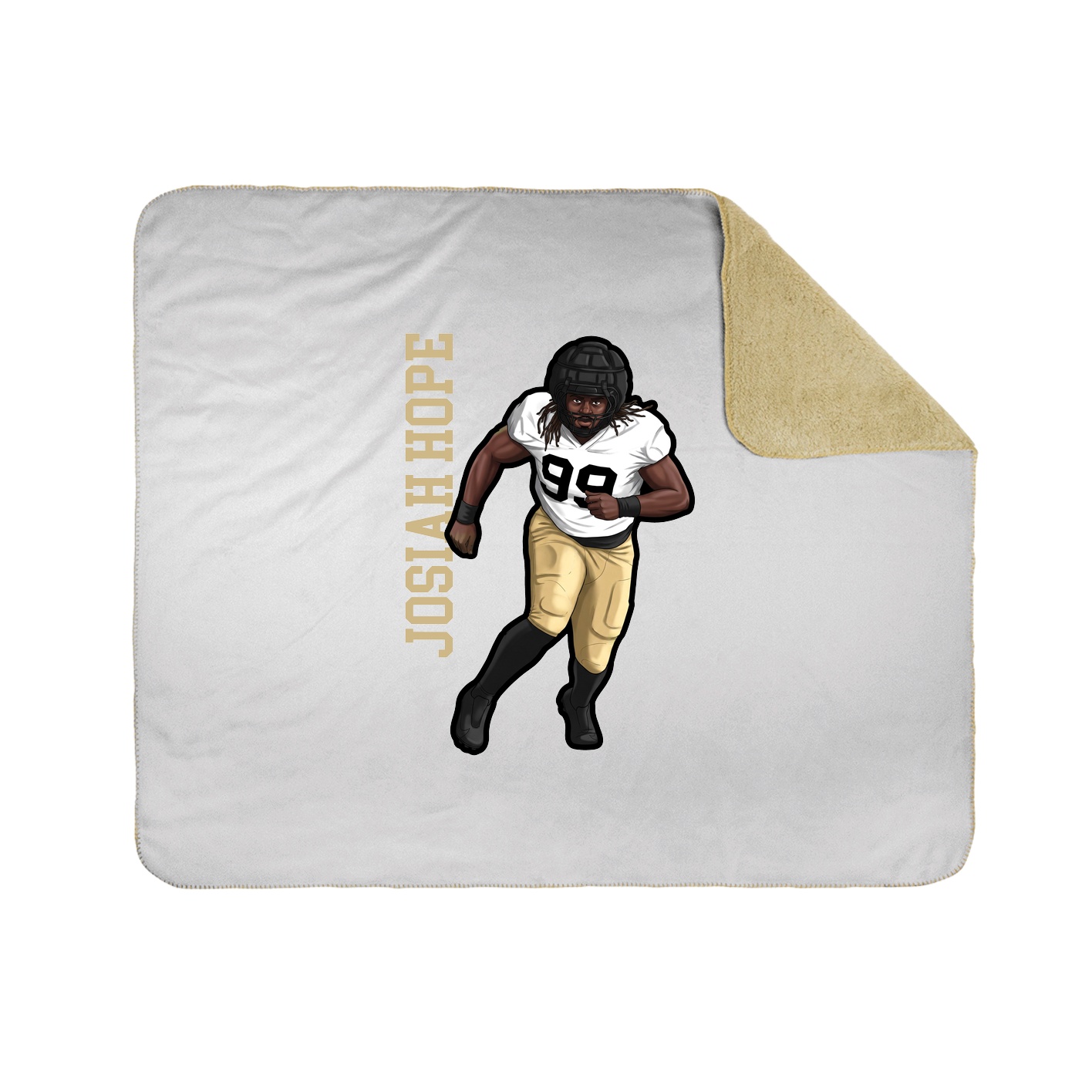 50x60 Sherpa Lined Throw Blanket