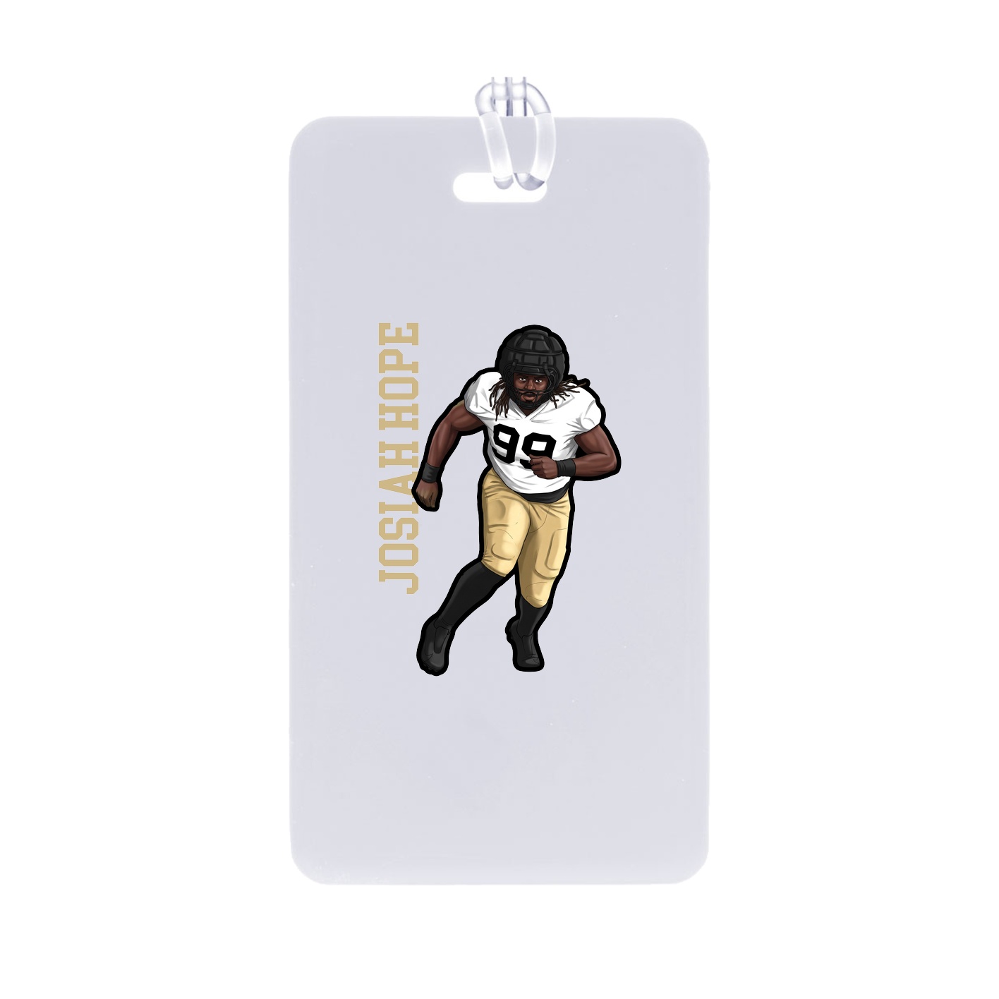 Bag Tag — Name Vertical in Classic