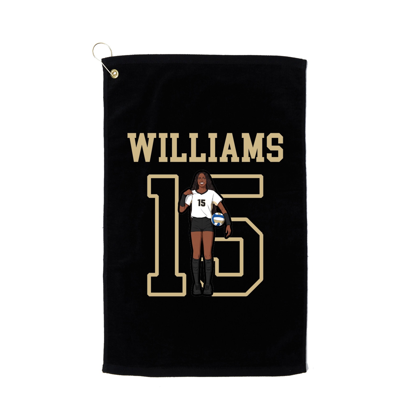 Golf Towel — Shirsey in Black