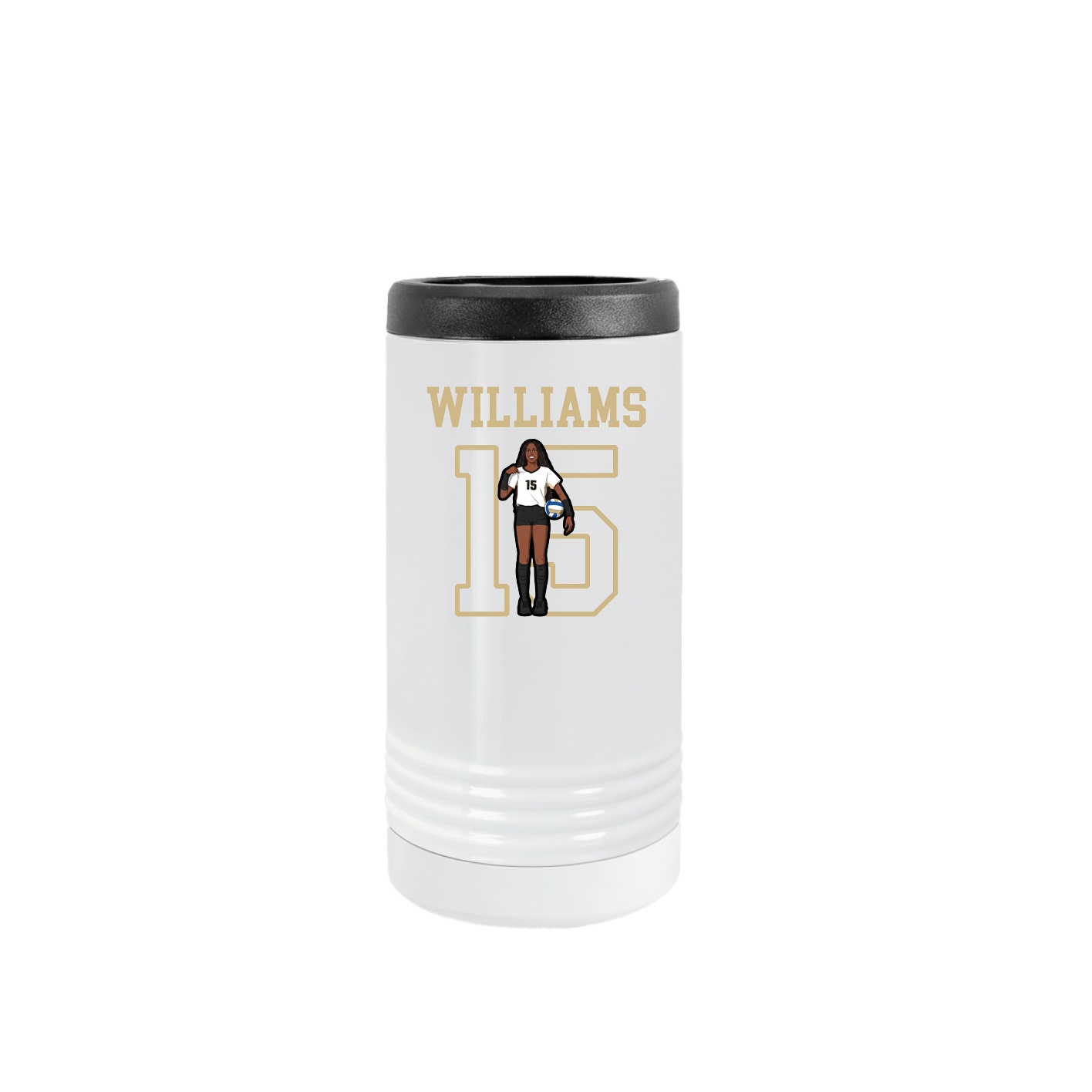 Slim Beverage Holder — Shirsey in White
