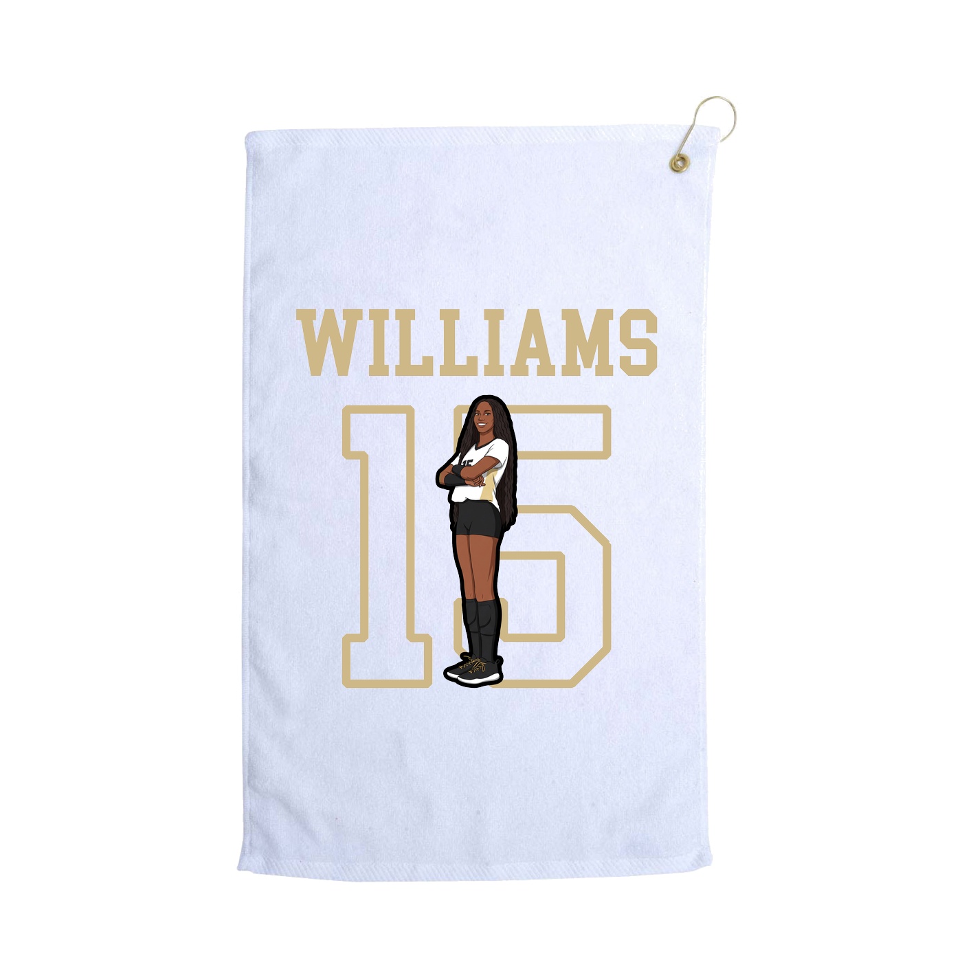 Golf Towel — Shirsey in White