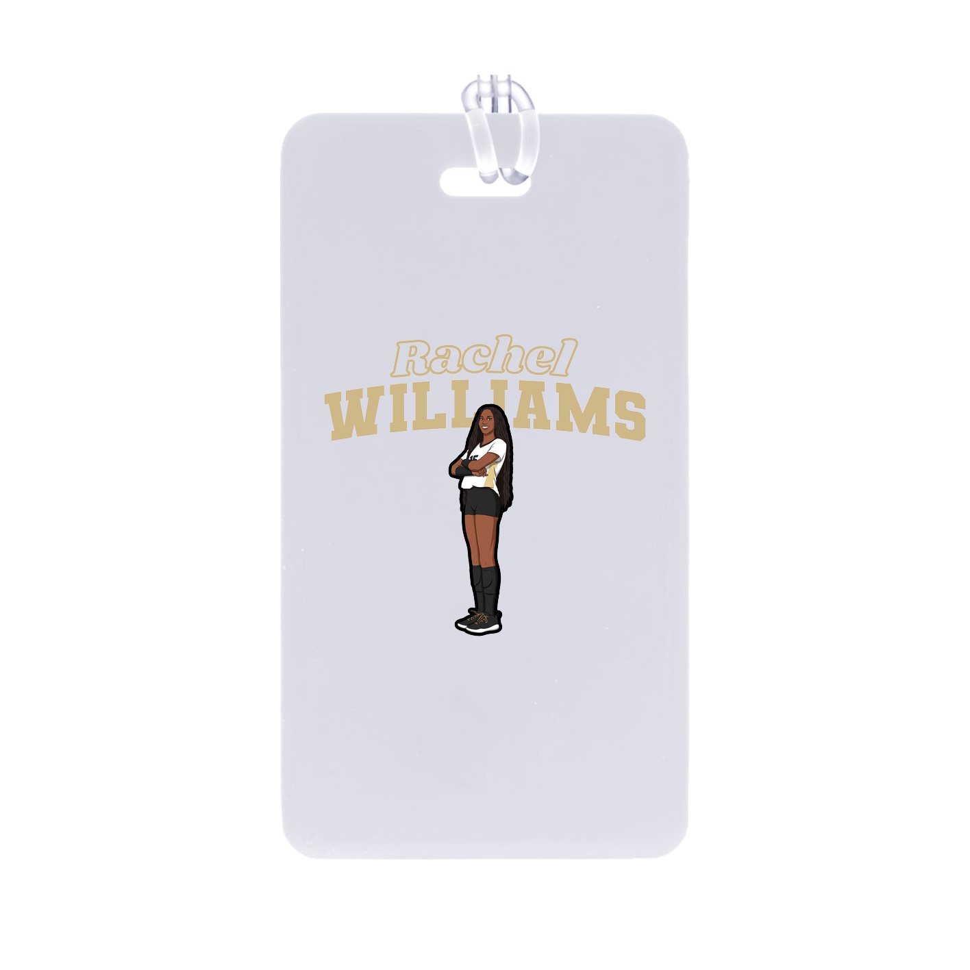 Bag Tag — Name Arch in Classic