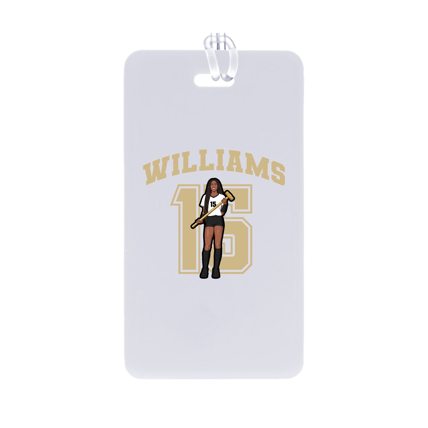 Bag Tag — Number in Classic