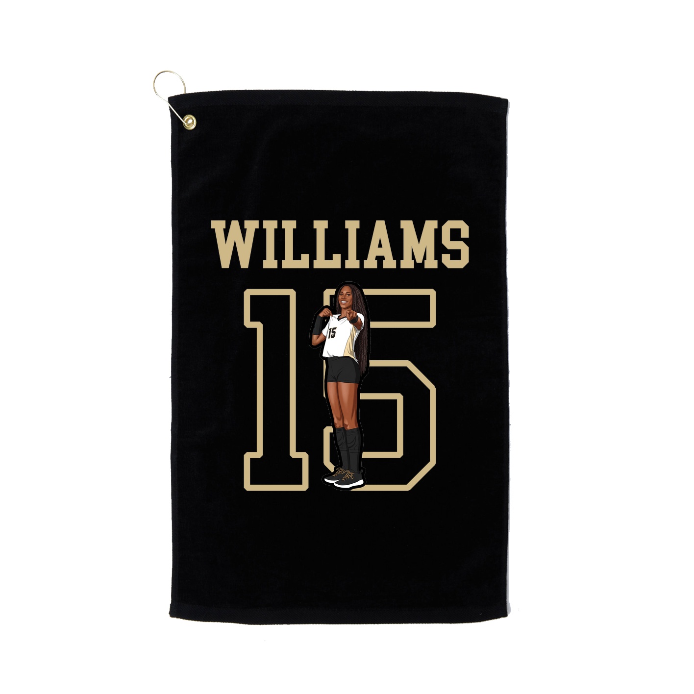 Golf Towel — Shirsey in Black