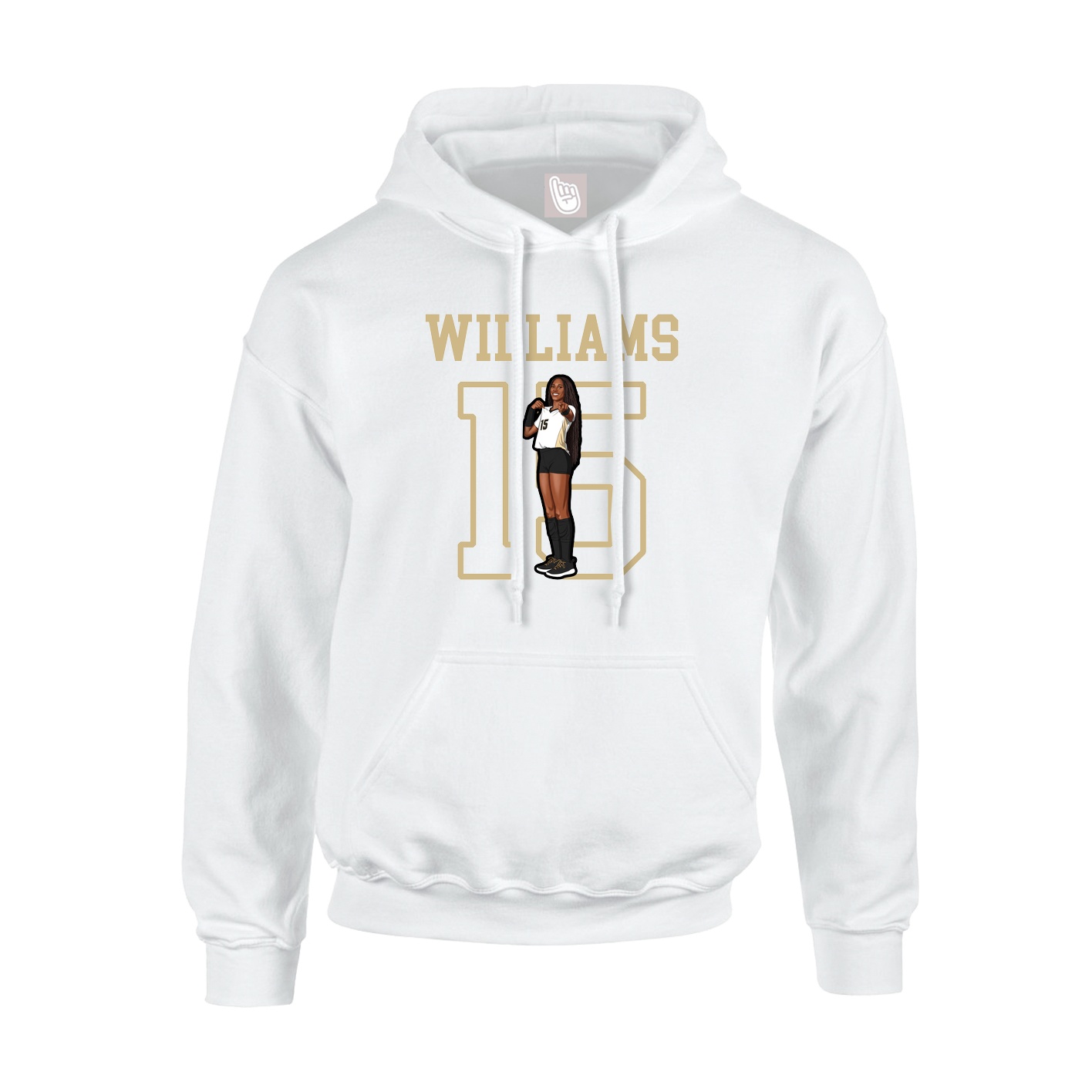 Youth Hoodie — Shirsey in White